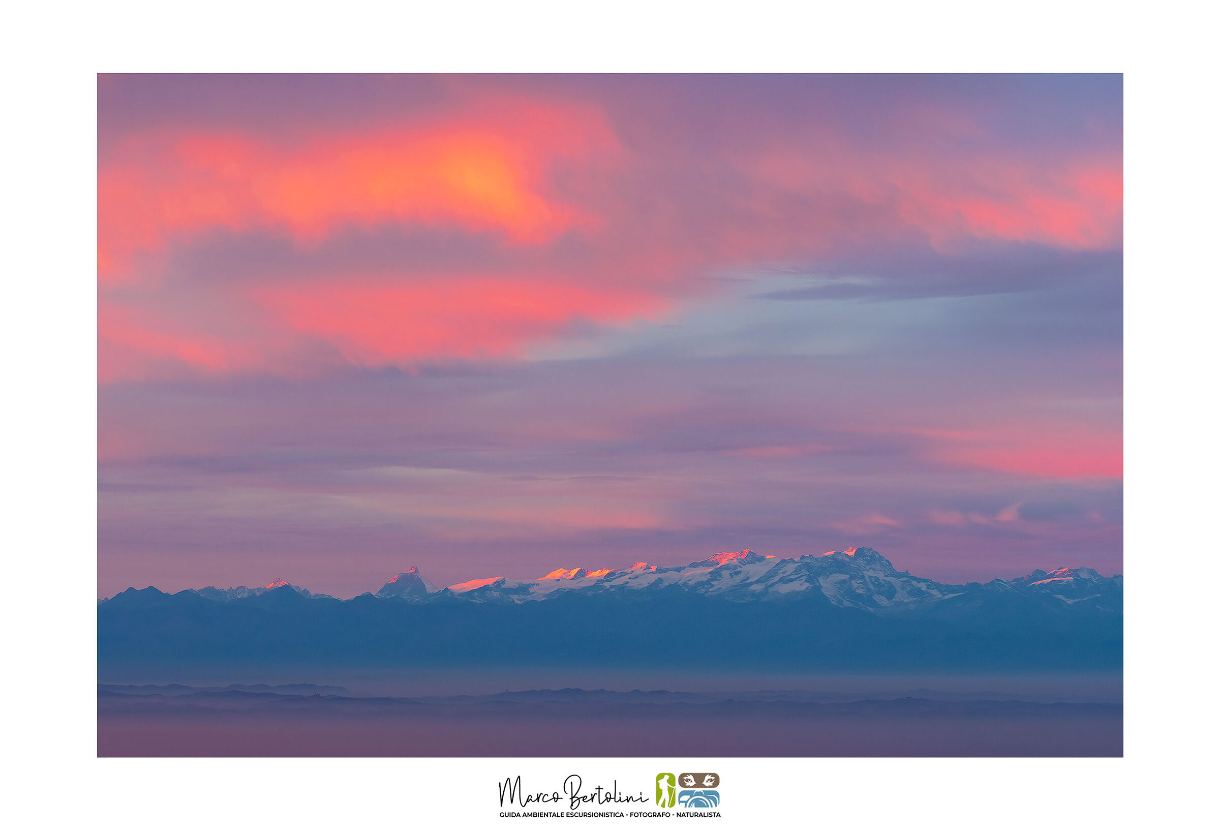 Il monte Rosa... si tinge di rosa!