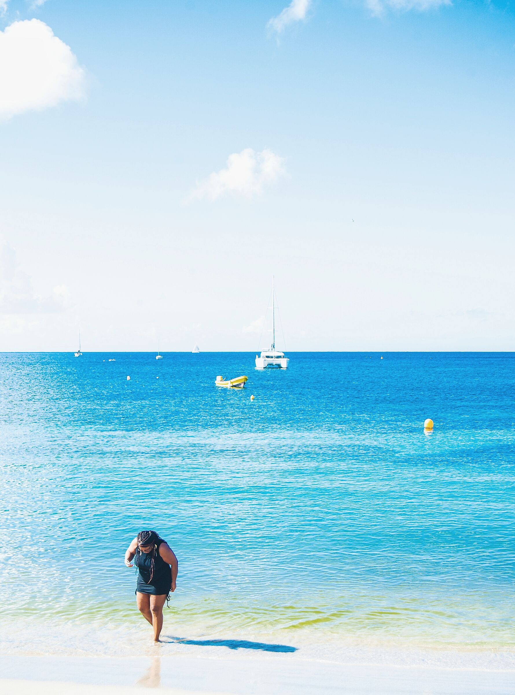 At beach