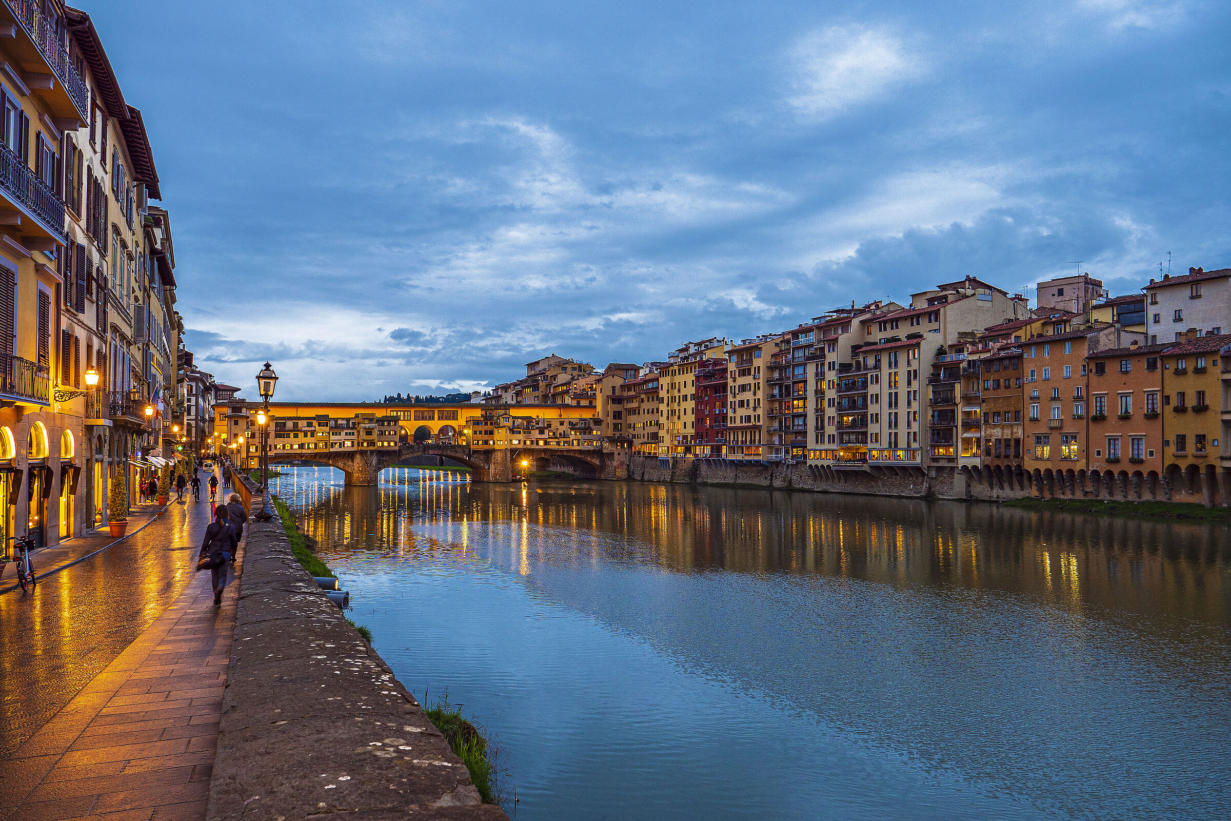 And it's immediately evening...