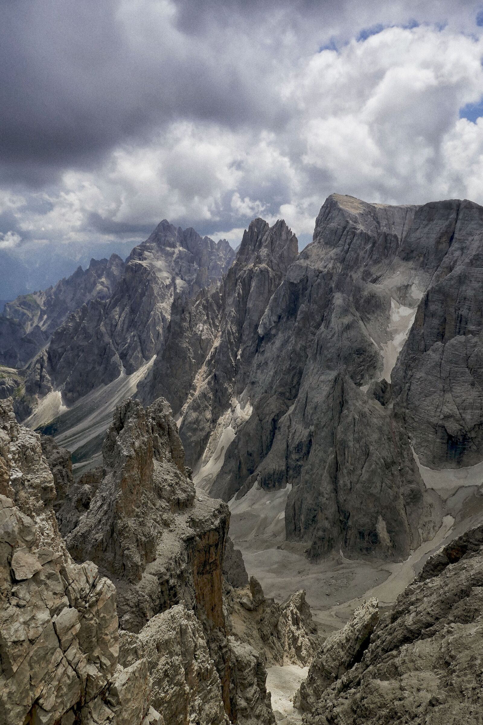 Vallon Popera from Croda Rossa in Sesto