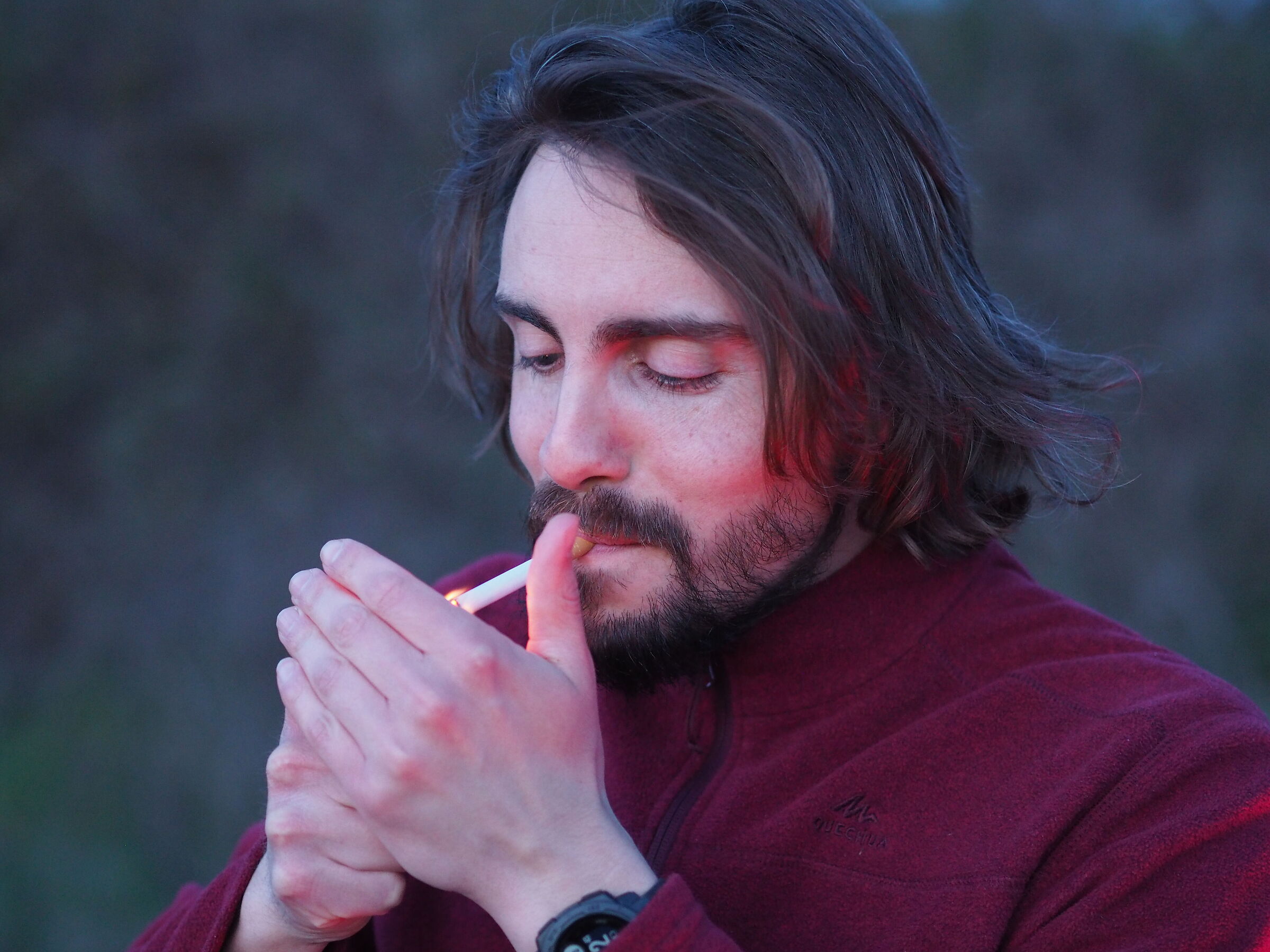 The last cigarette....