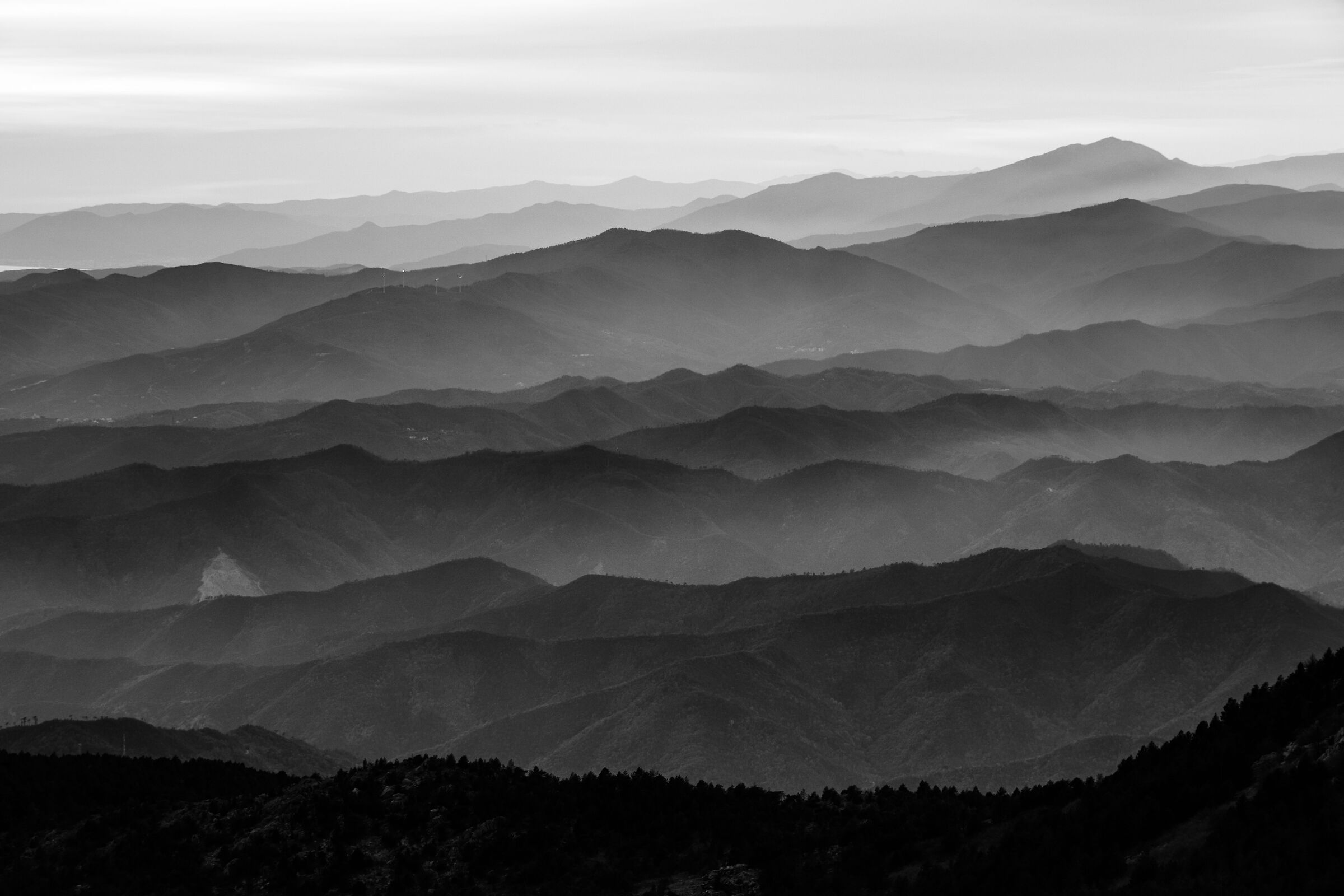 Tramonte dal Monte Beigua