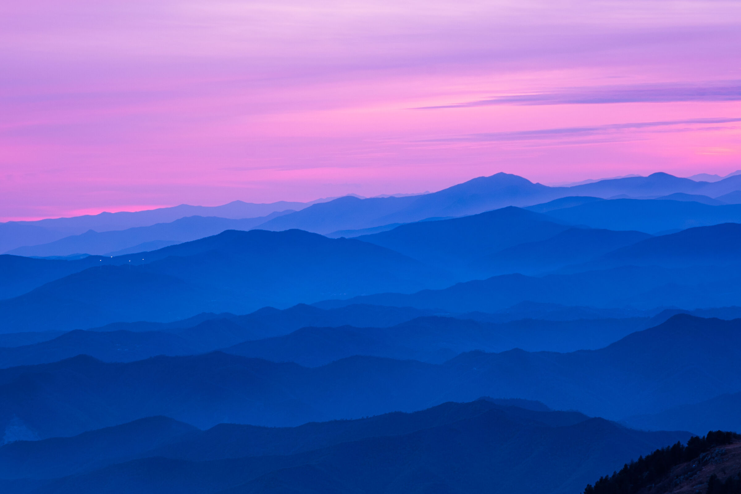 Tramonte dal Monte Beigua