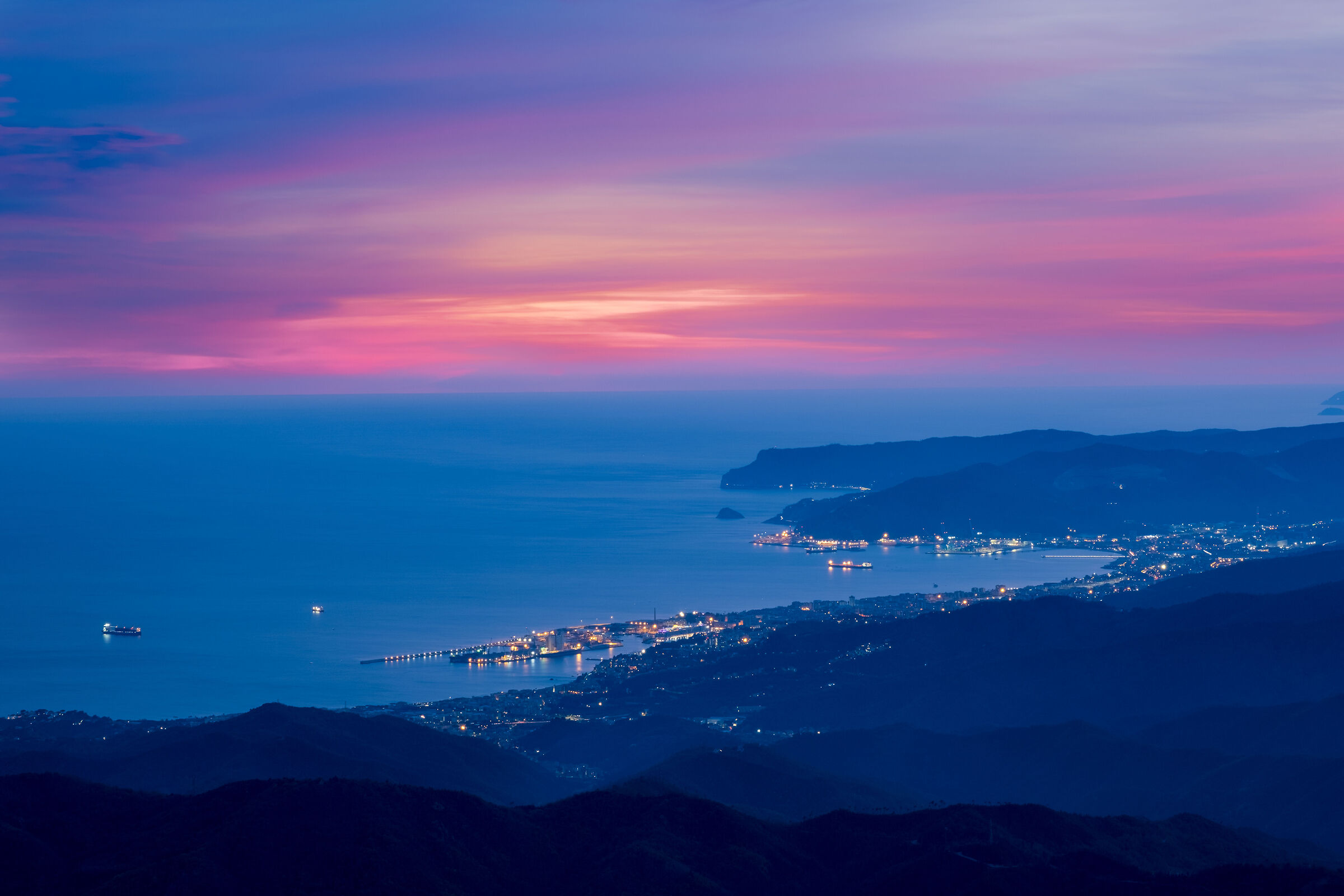 Tramonte dal Monte Beigua