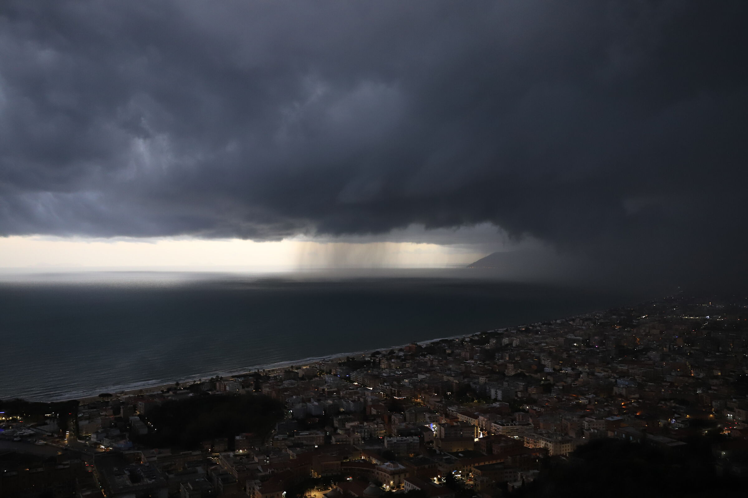 Stormy sky from Jupiter Anxur