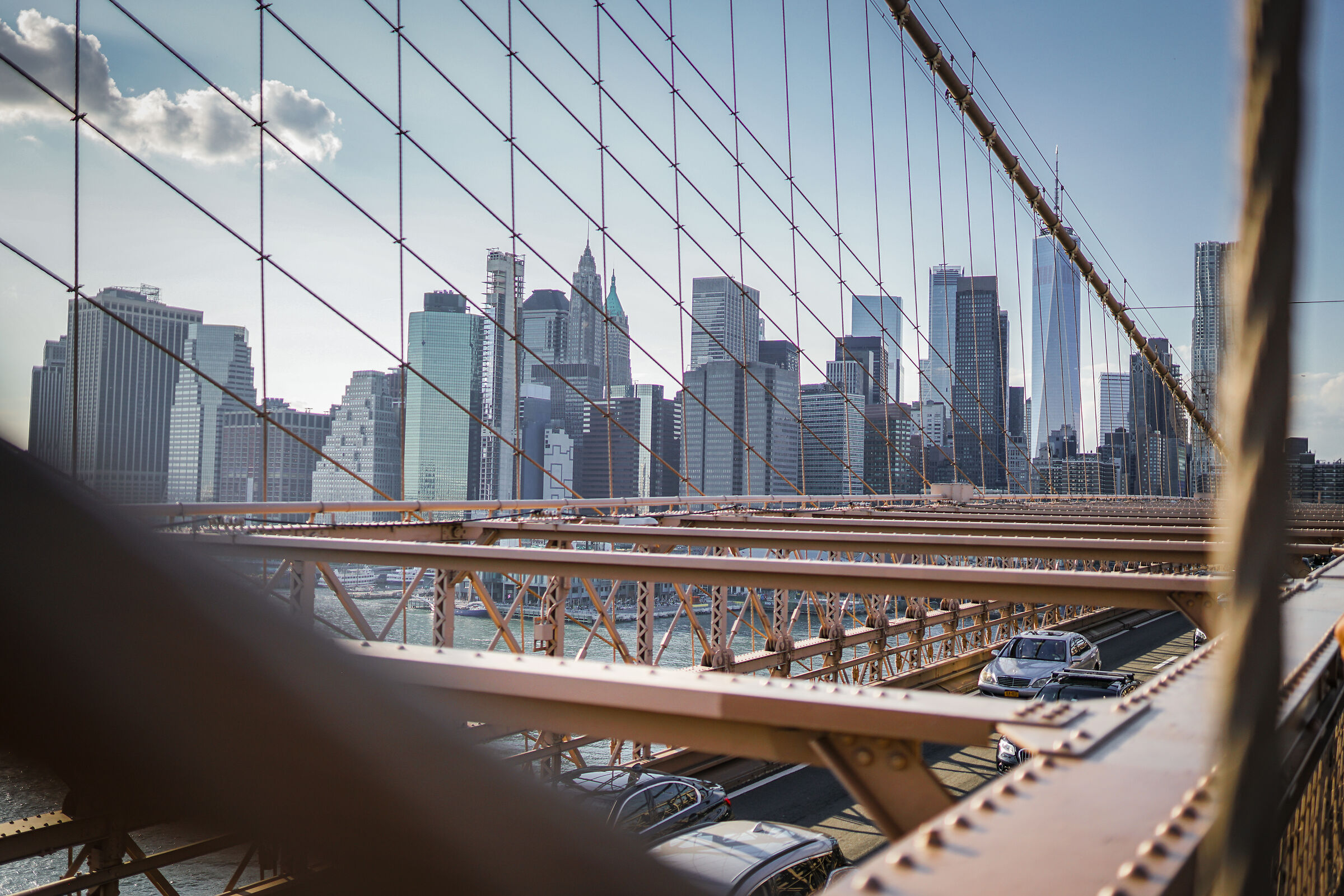 Wall Street from brooklin bridge