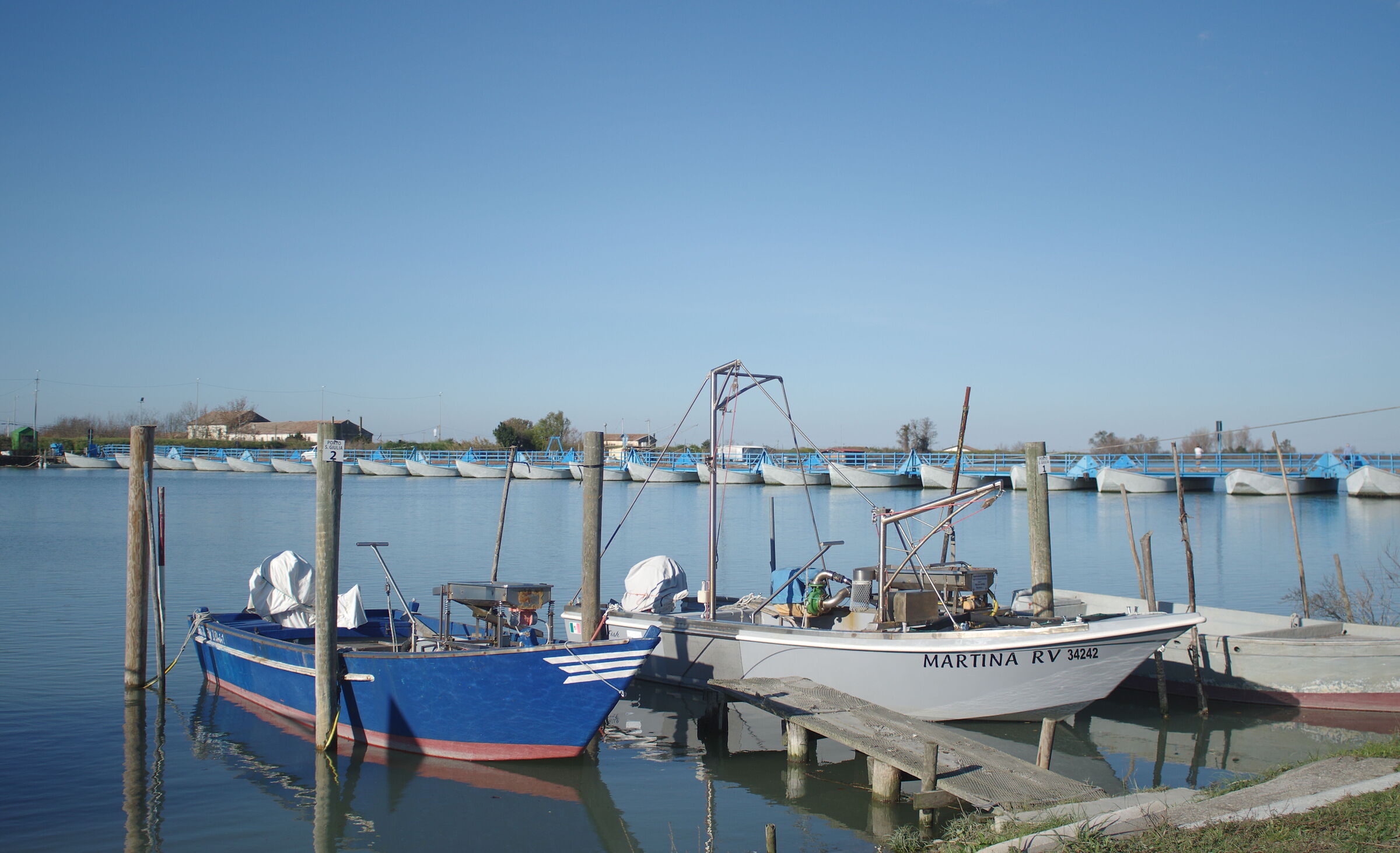 Ponte di barche sul Po