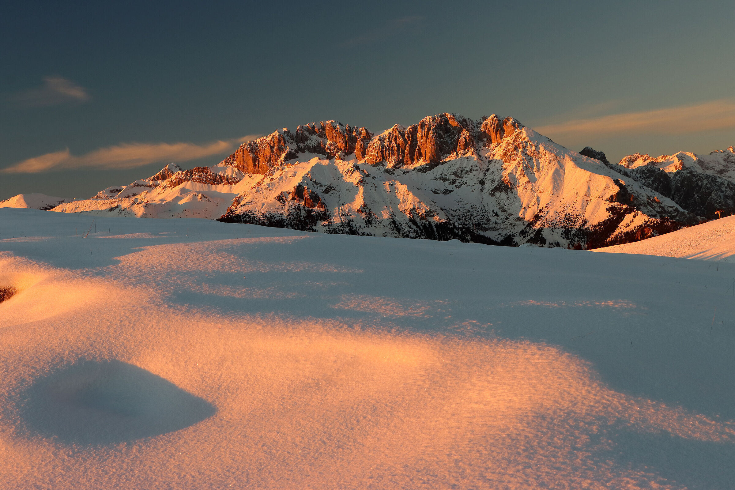 The "queen" at sunset