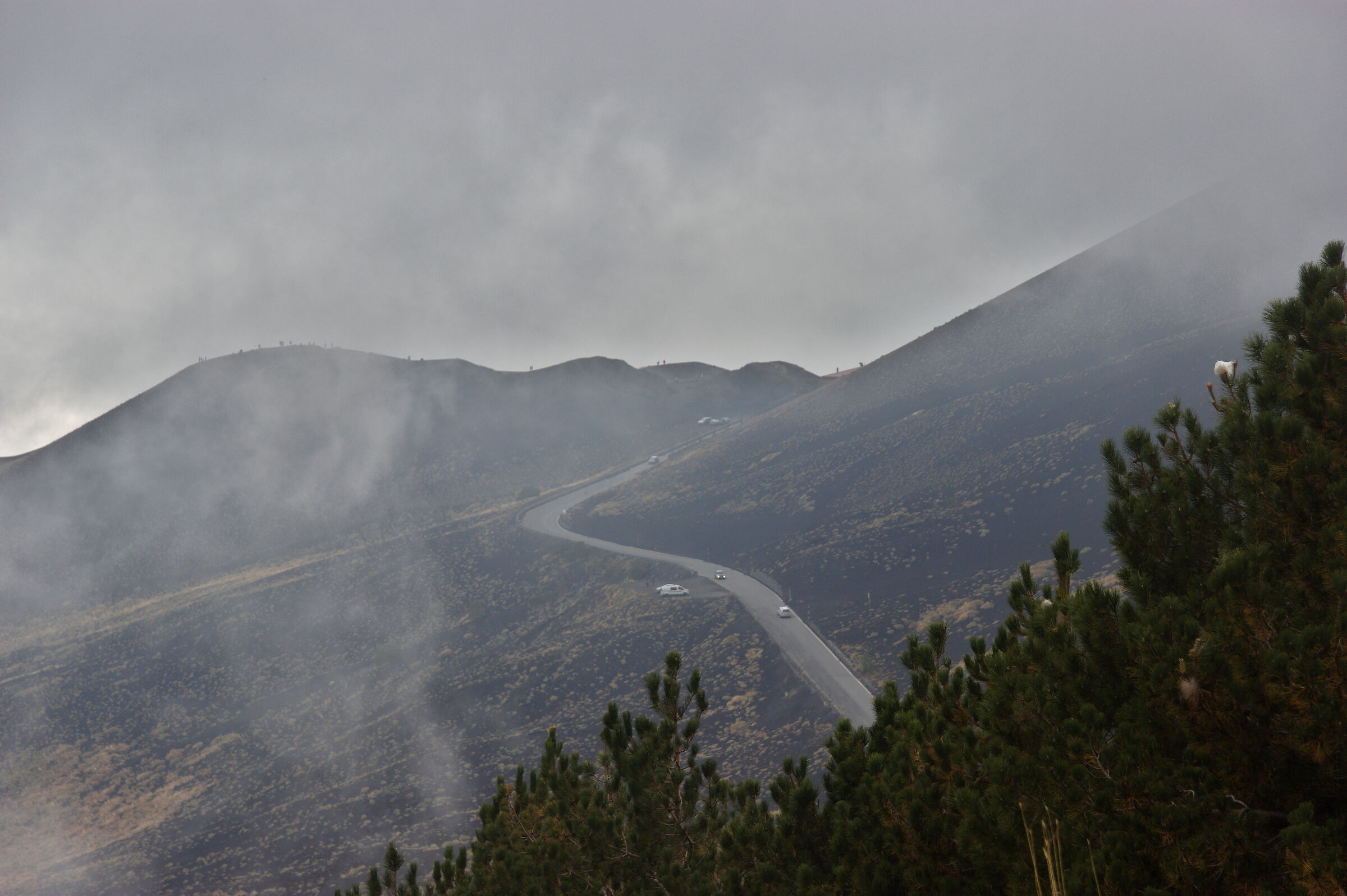 Nebbia sull'Etna