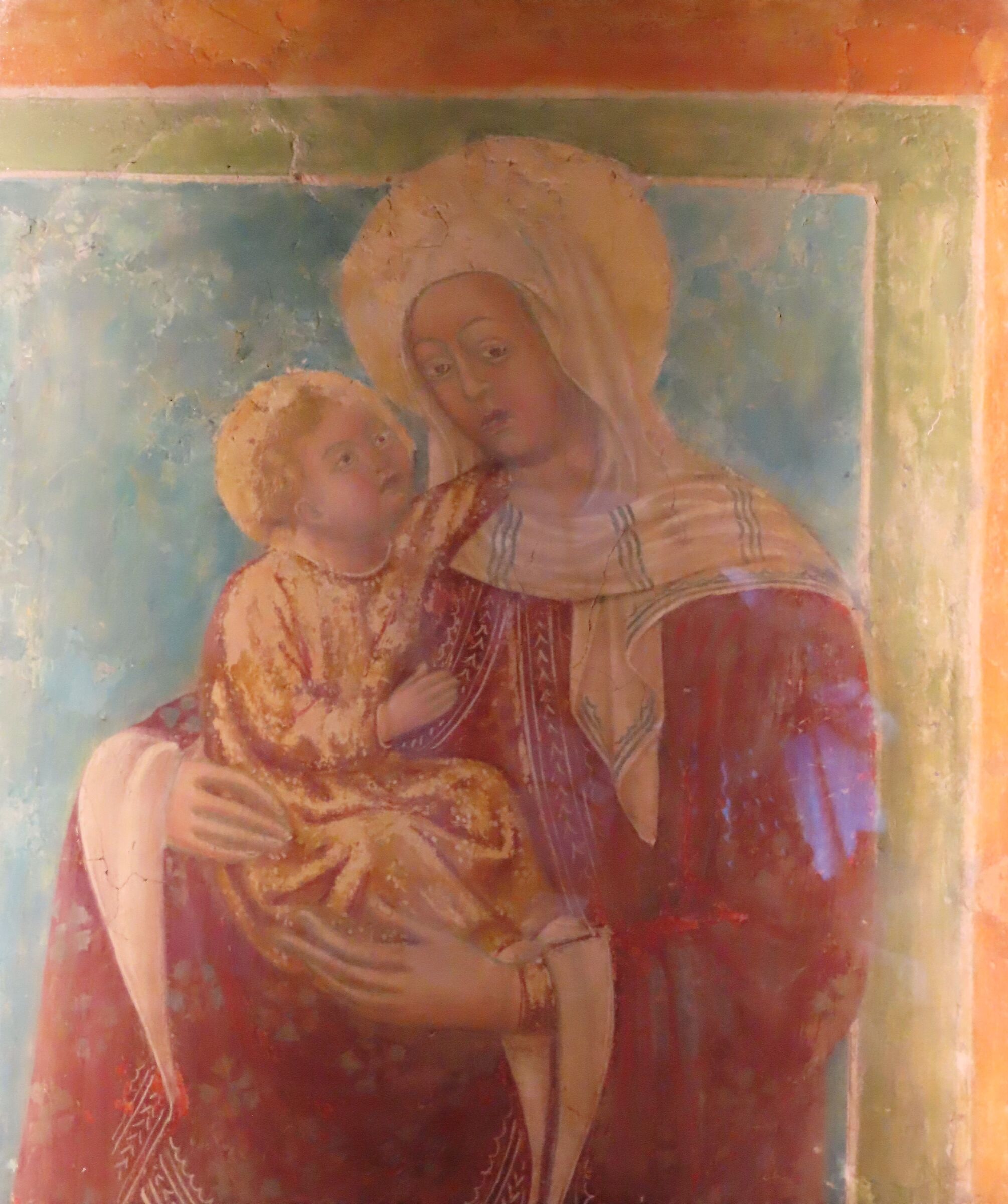 Madonna and Child, XV century, Sanctuary of San Clemente