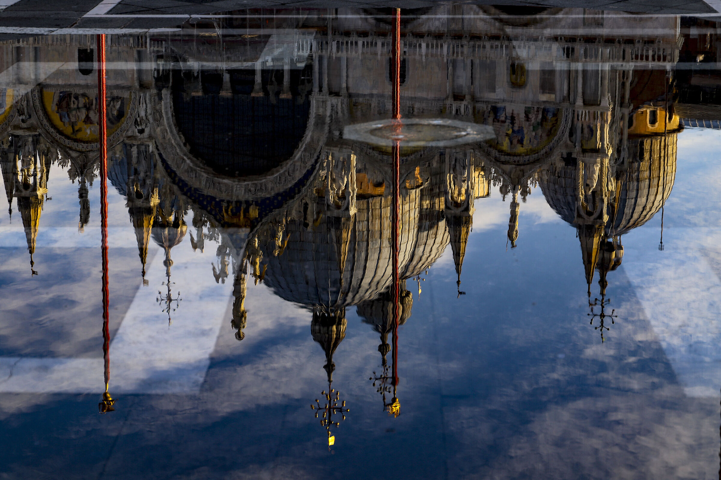 When the Basilica is mirrored
