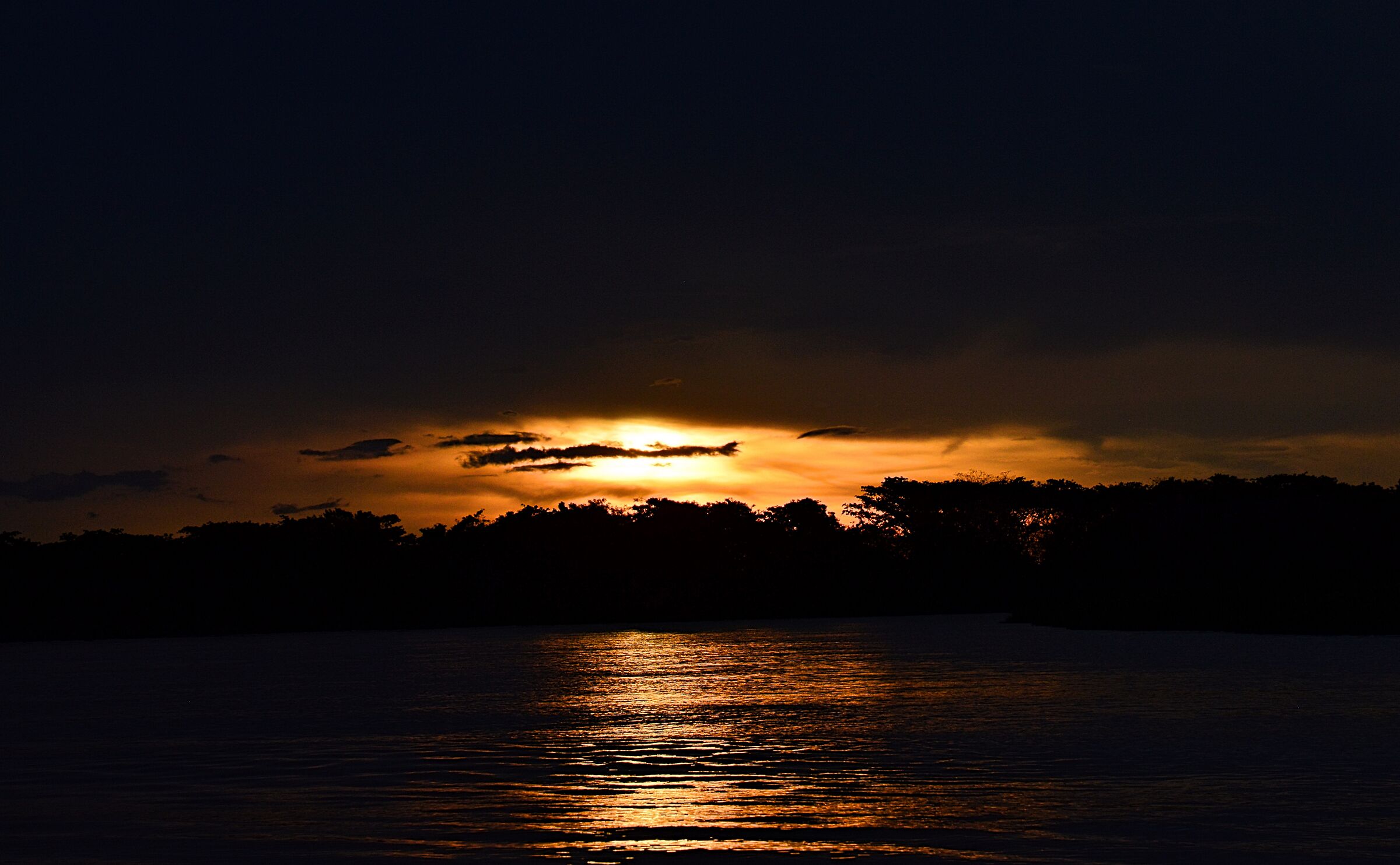 Sunset over the Magdalena River