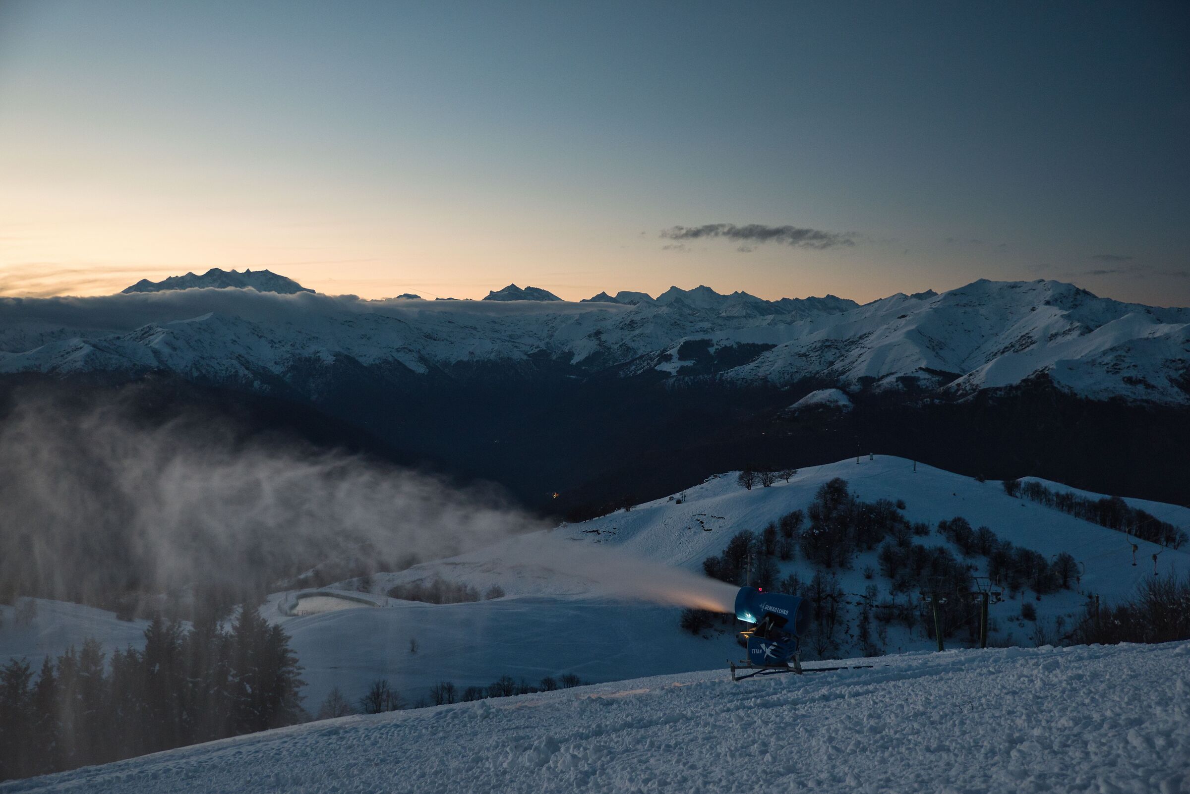 Sparaneve sul Mottarone