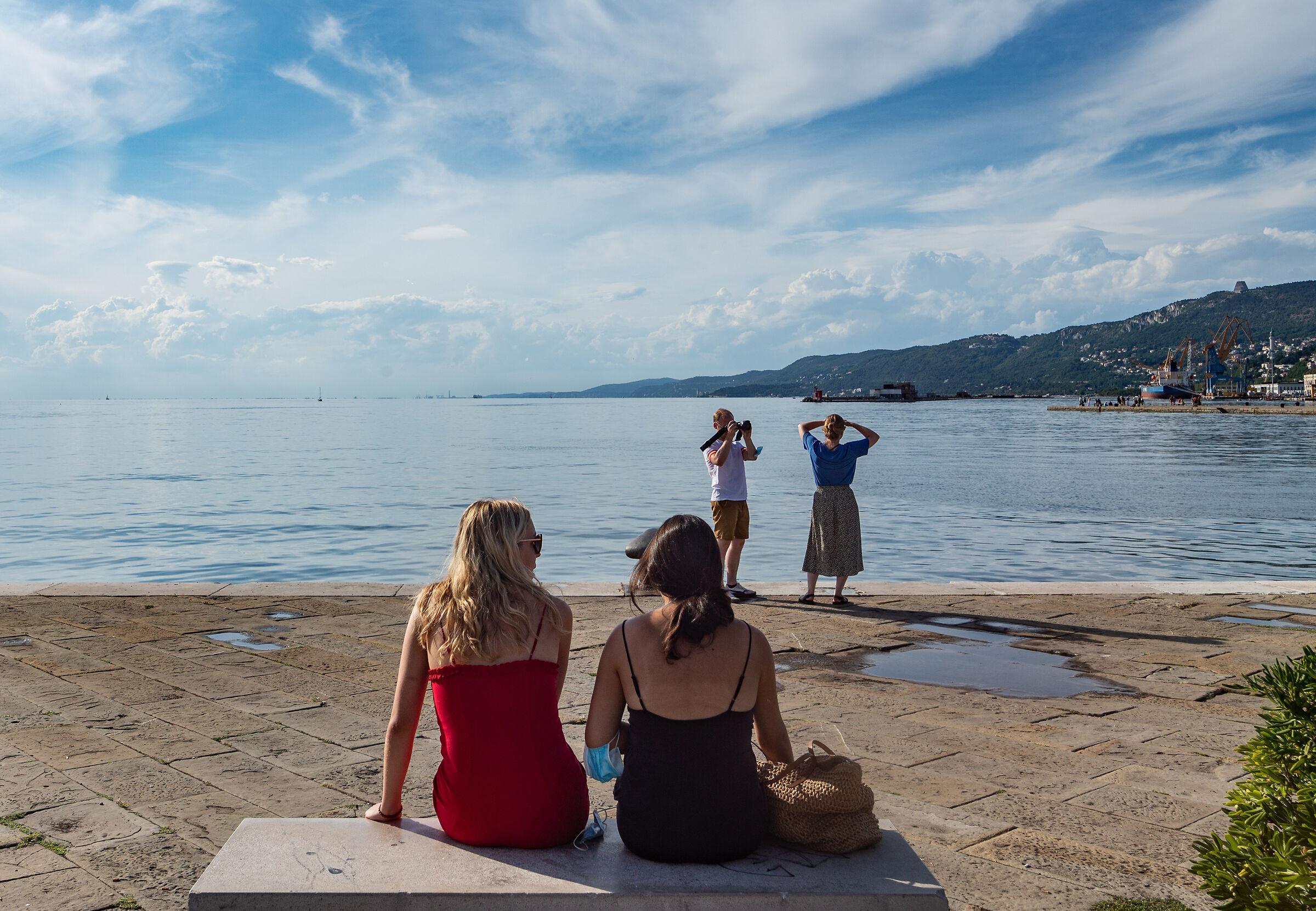Trieste, the shores.