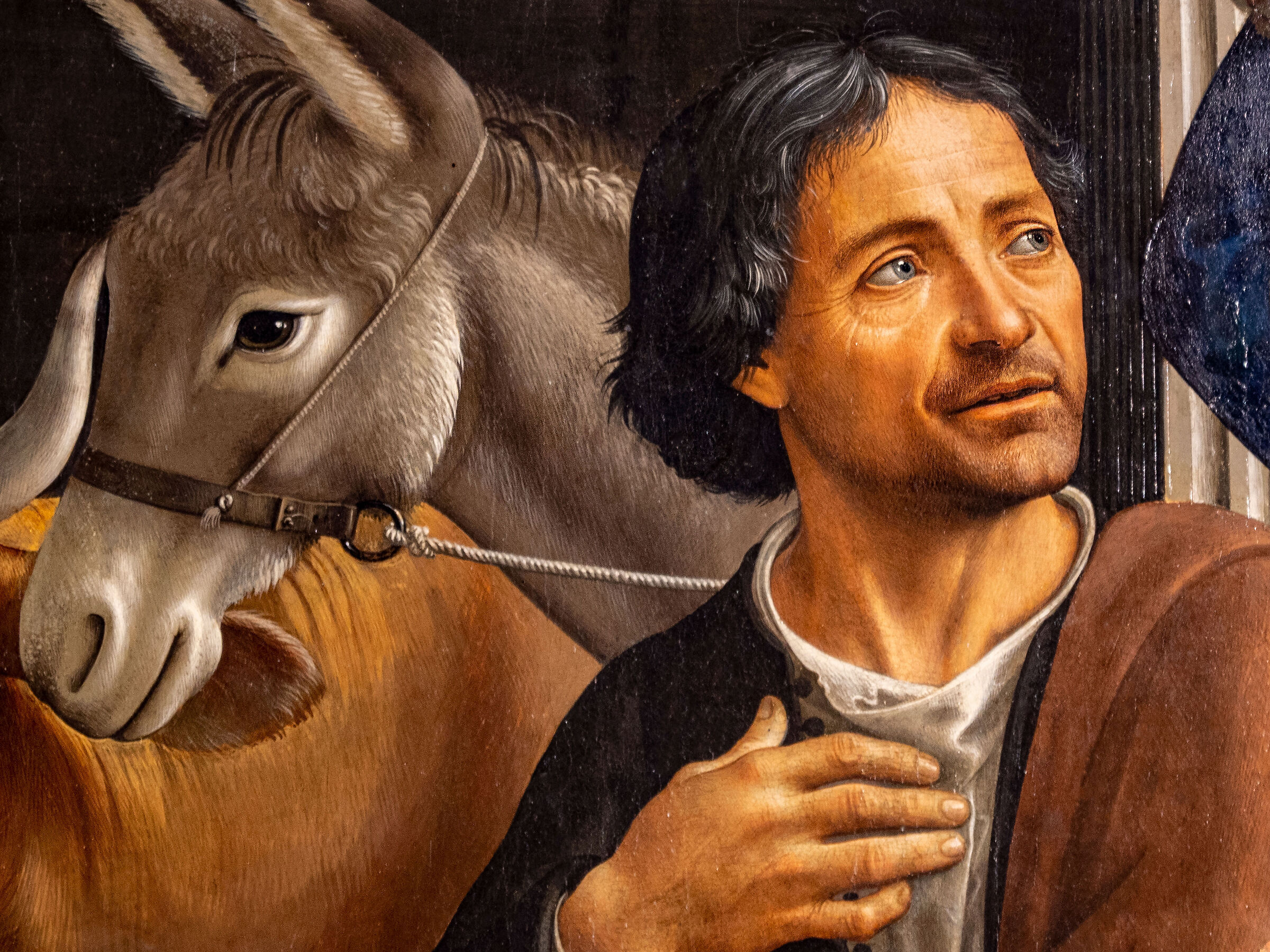 Part. della Adorazione dei pastori del Ghirlandaio