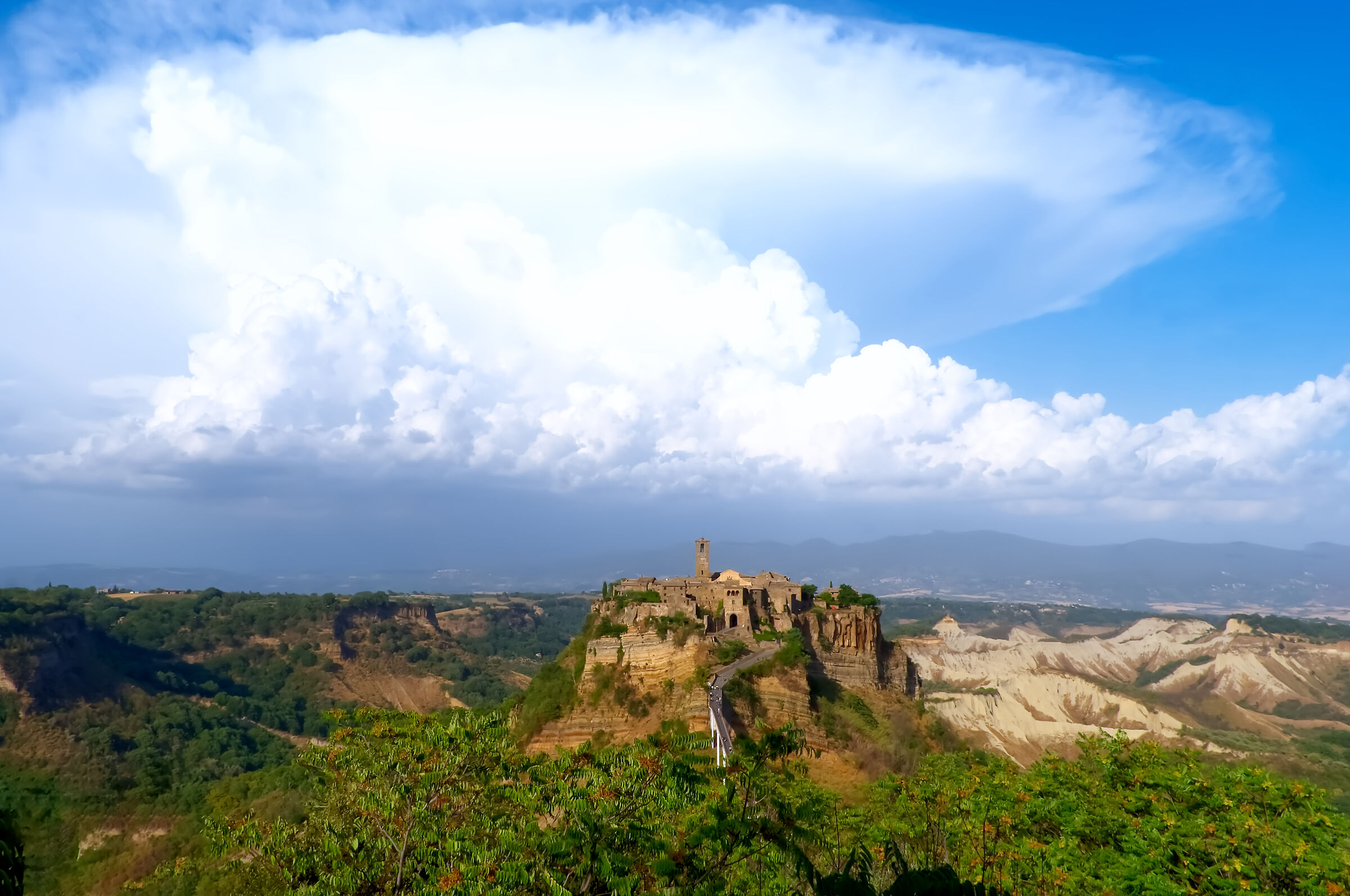 clouds over Civita