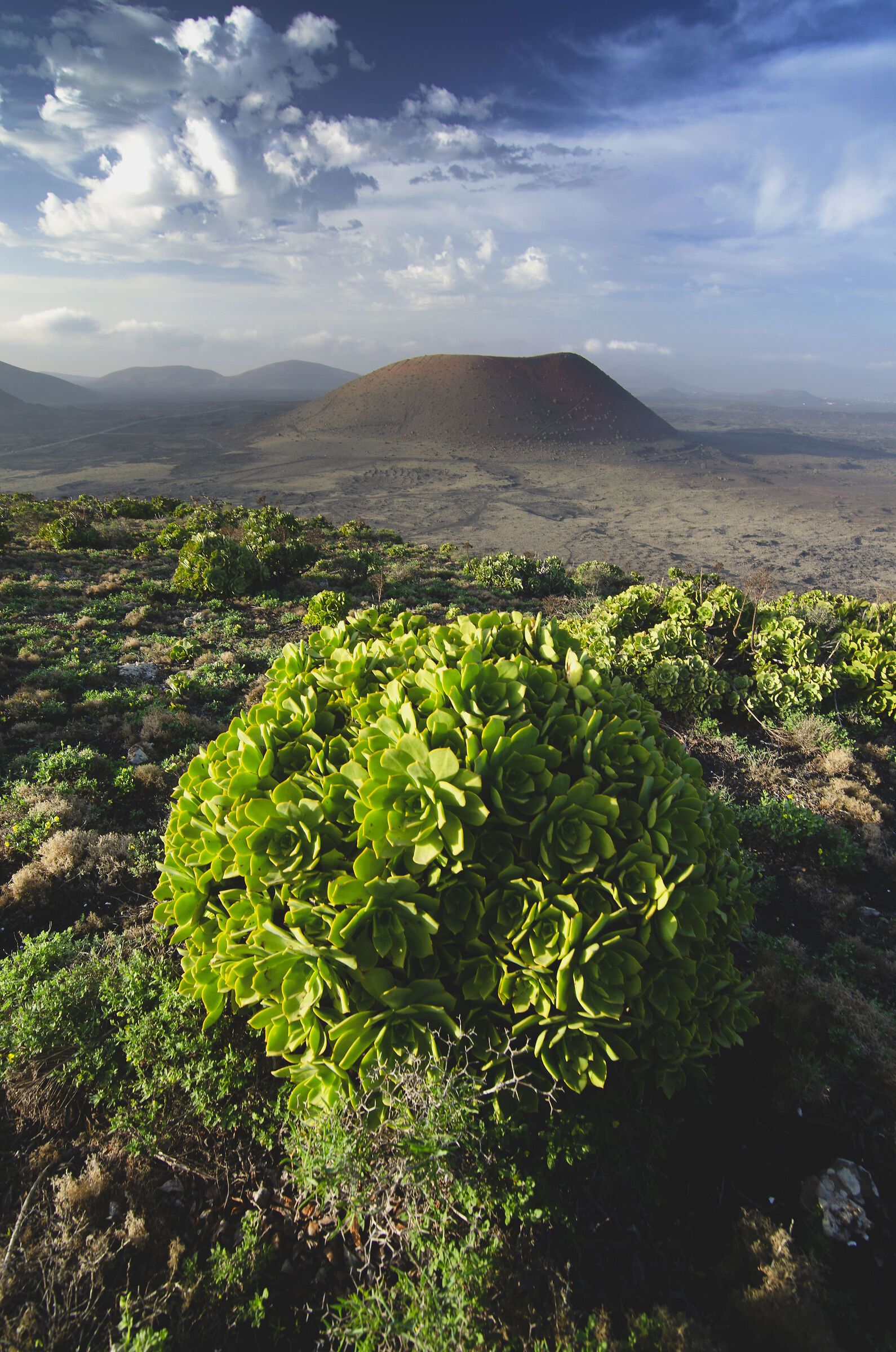 Black volcano