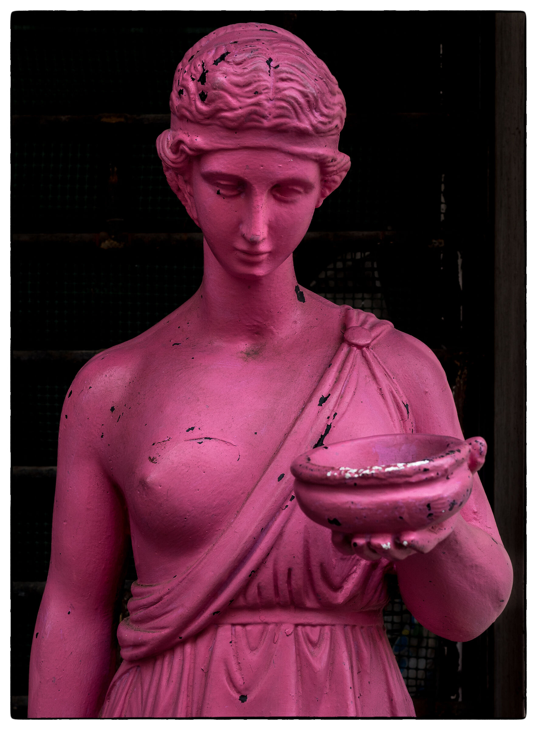 At the market: looking around the corner