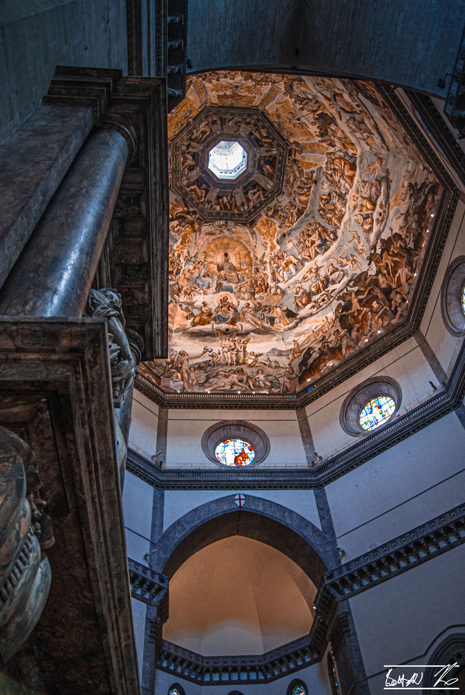 Florence: fresco of the Last Judgment