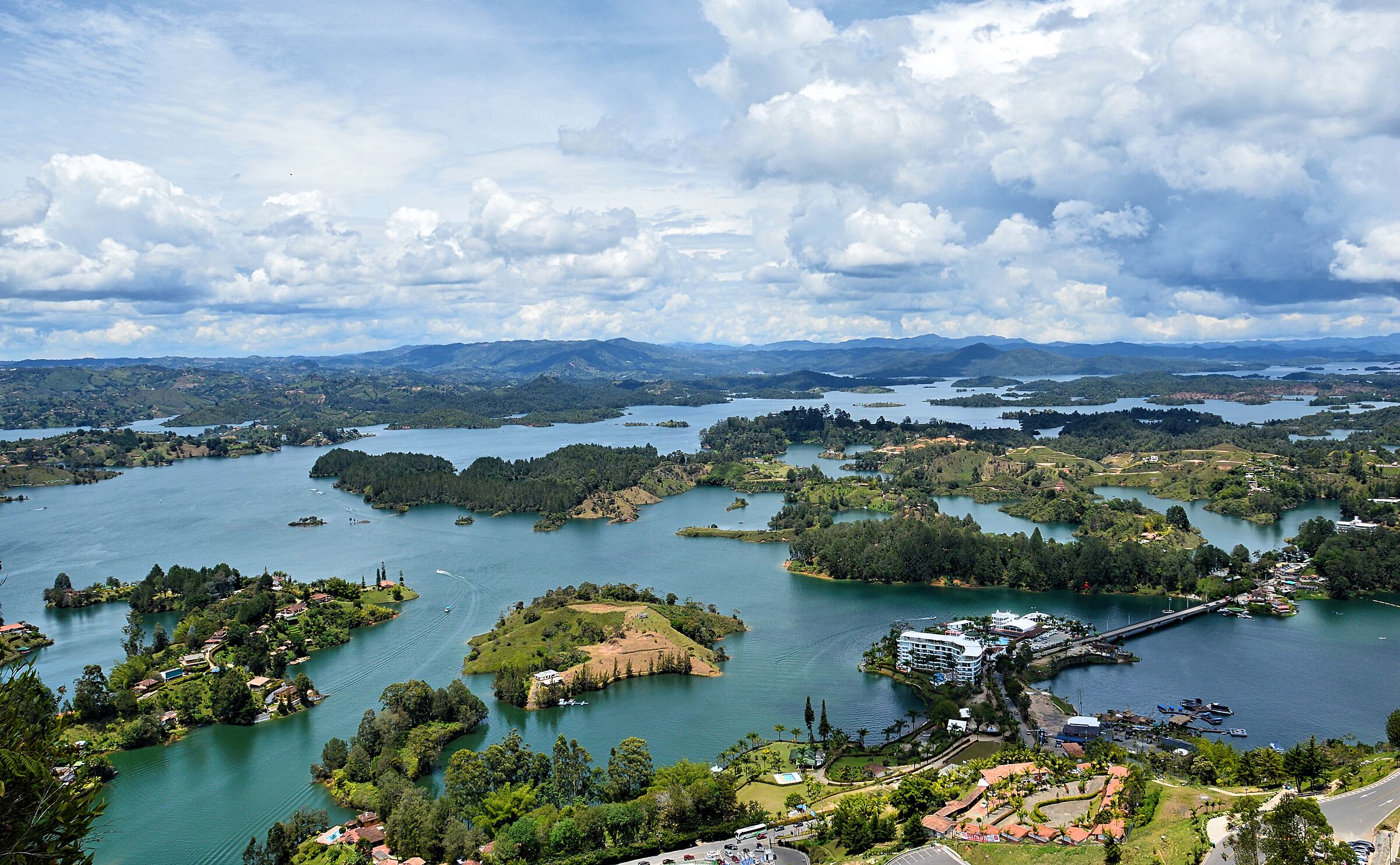 View of the Embalse del Penal from the vantage point