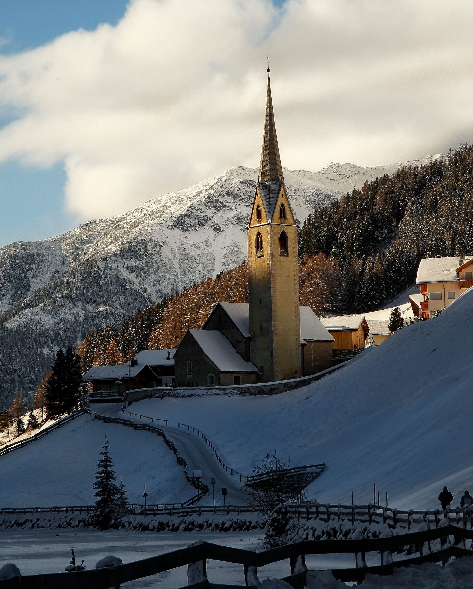 And slowly the sun arrives