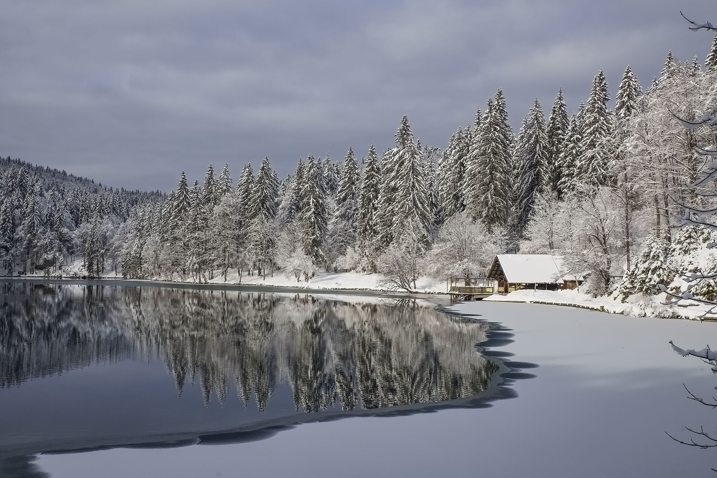 Lago inferiore di Fusine 14/12/2022