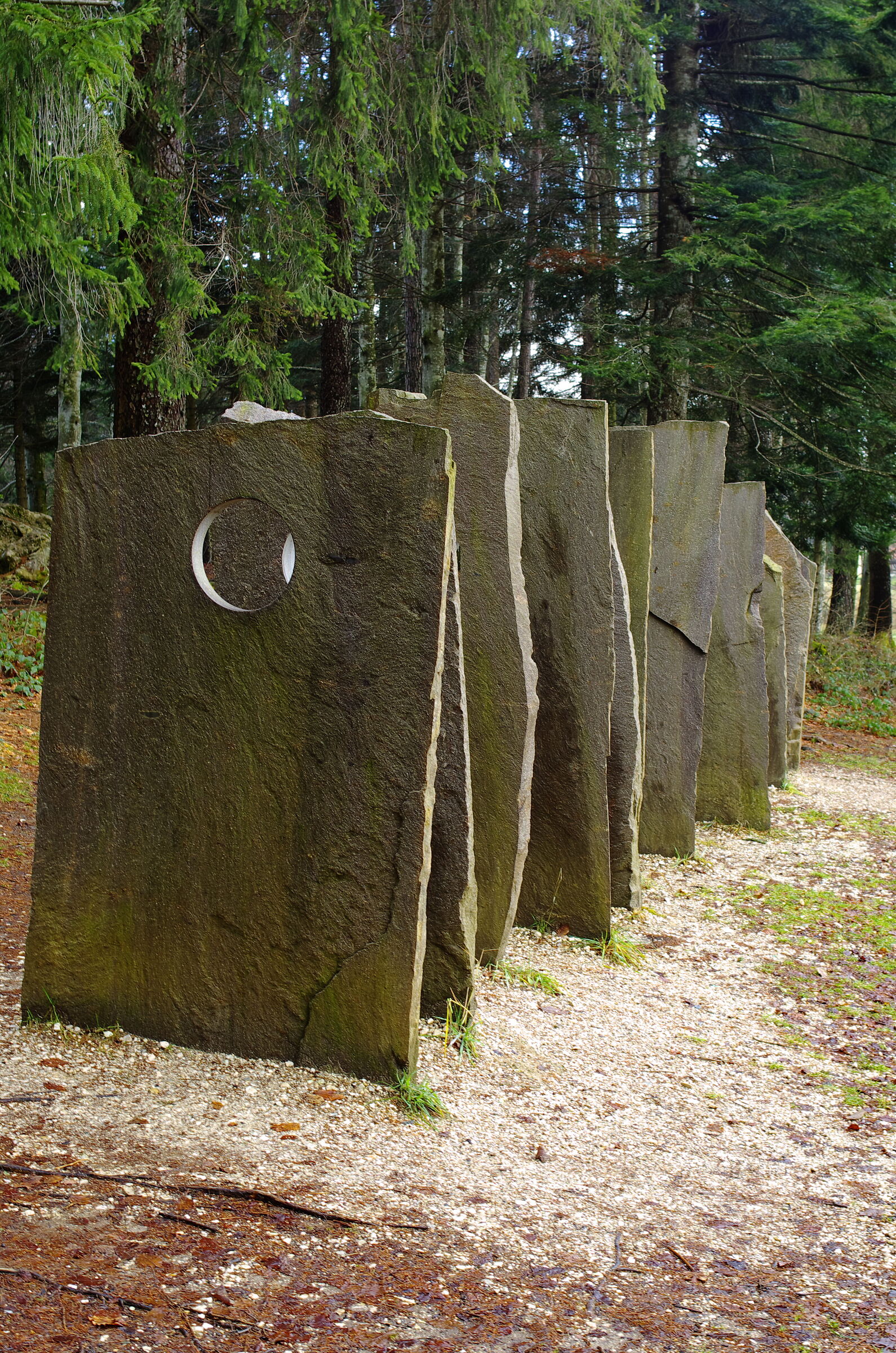 Arte Sella  "Le pierres" di Francois Lelong