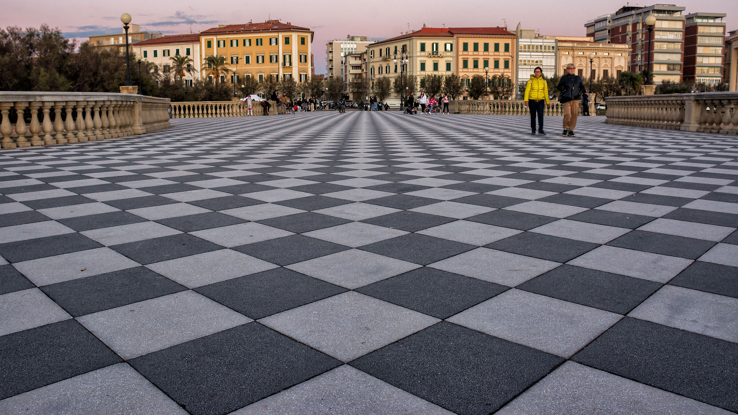Una terrazza ipnotica