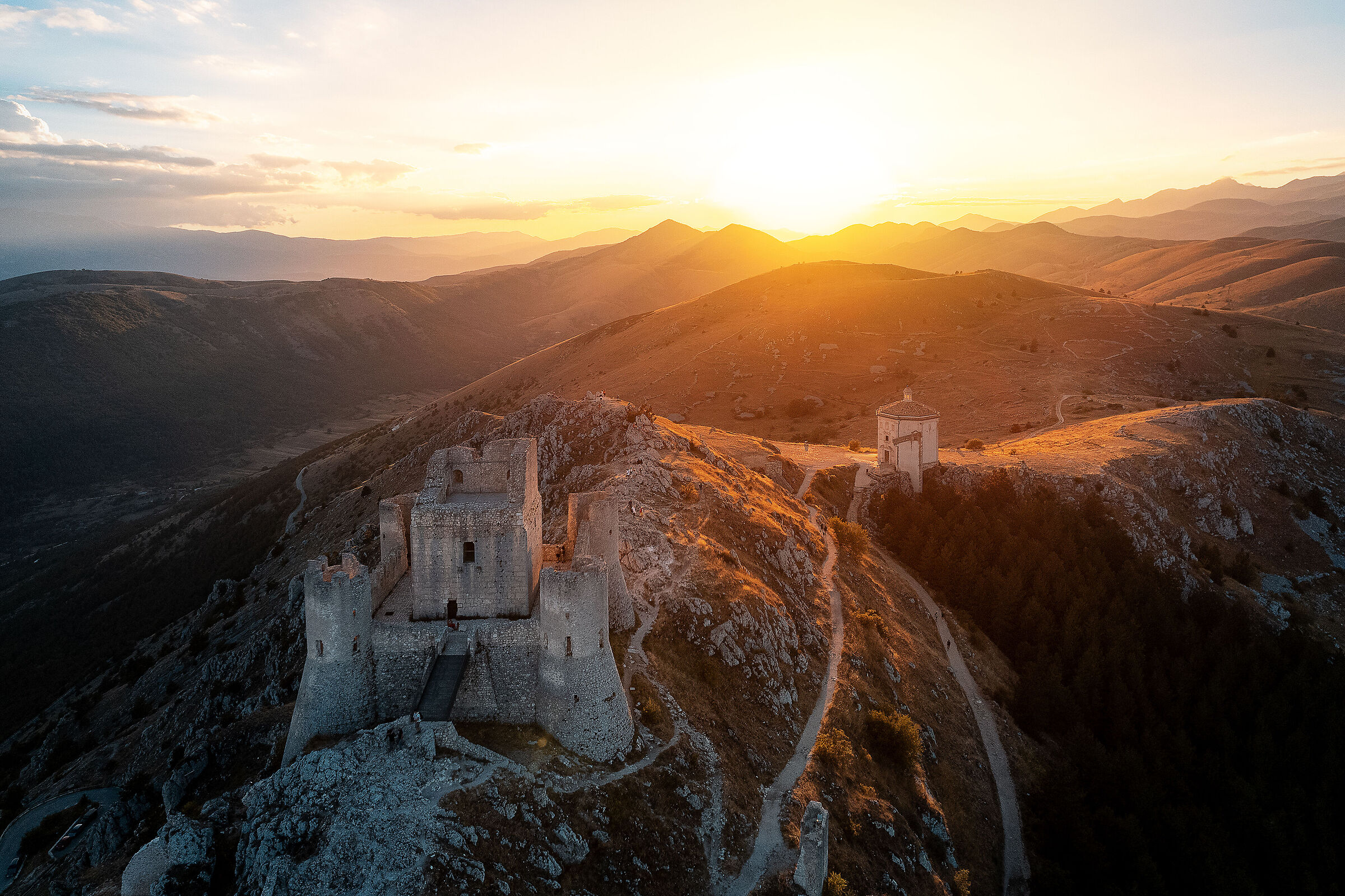 Rocca Calascio at Sunset