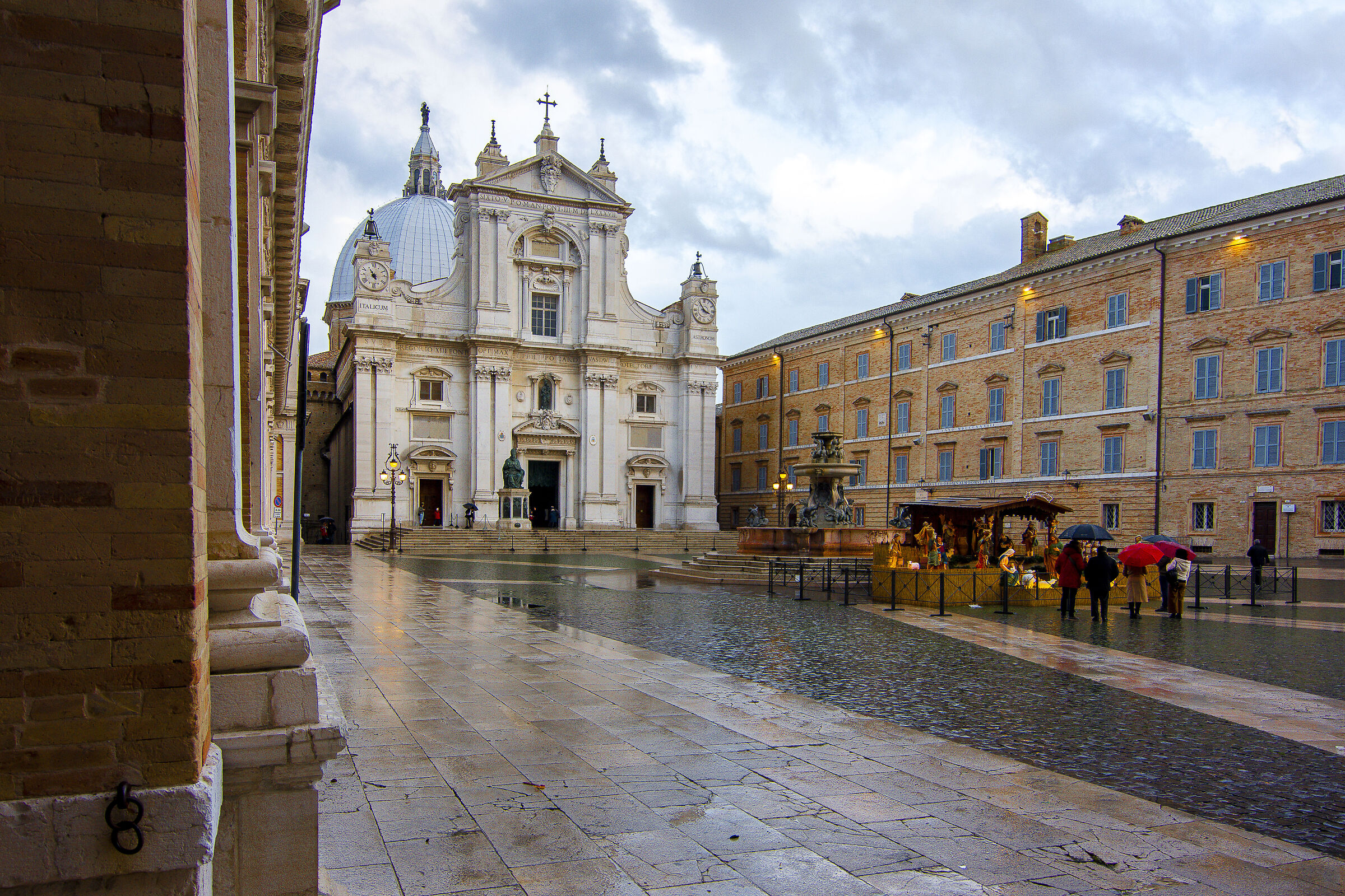 Loreto "Cathedral with rain"