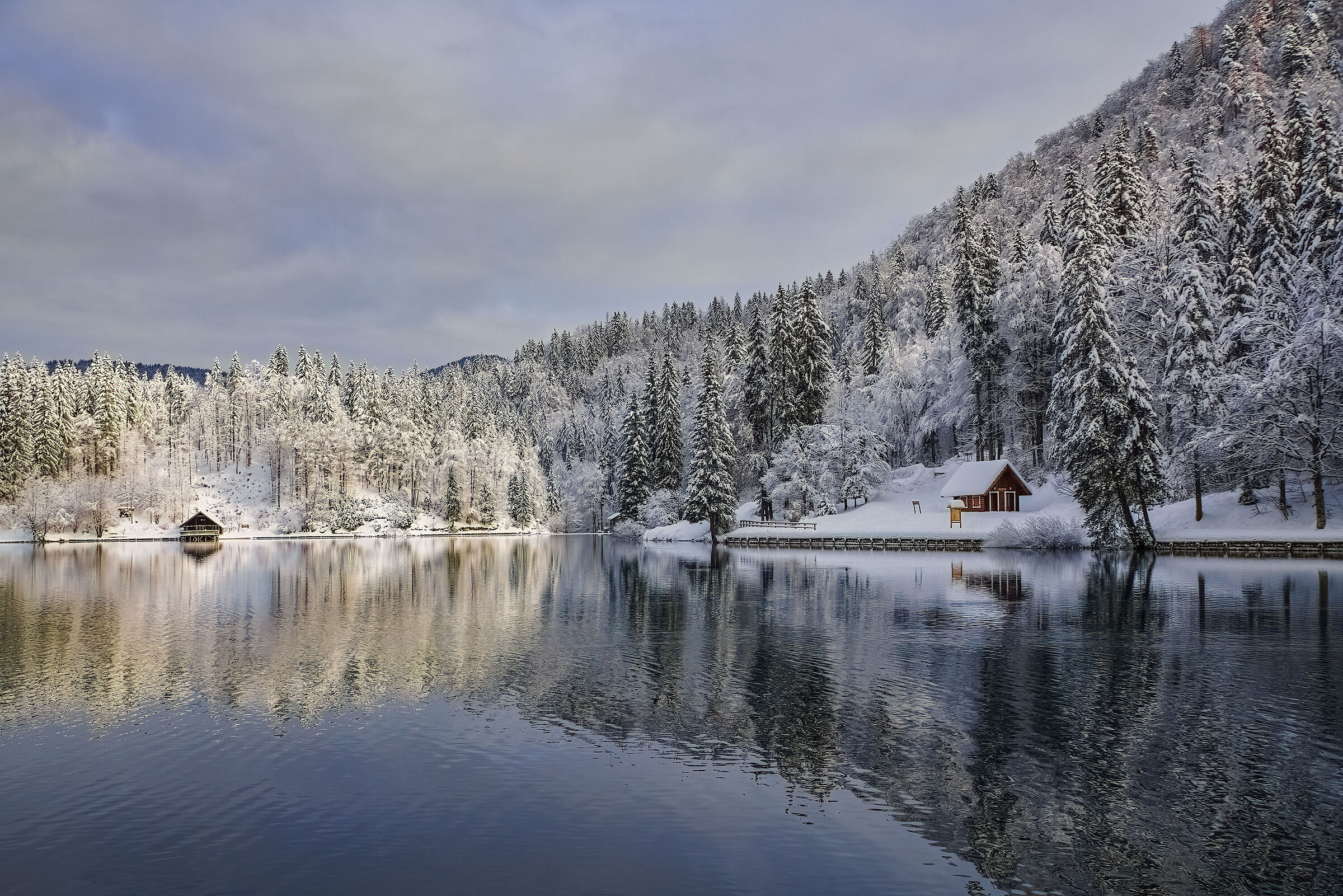 Lago inferiore di Fusine 14/12/2022