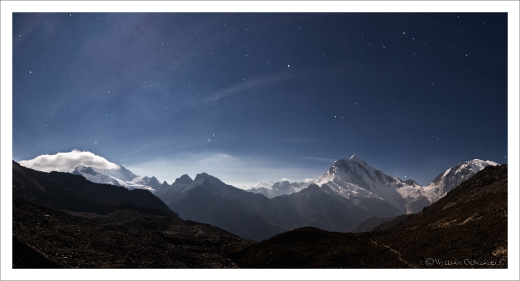 Cordillera Blanca at Night