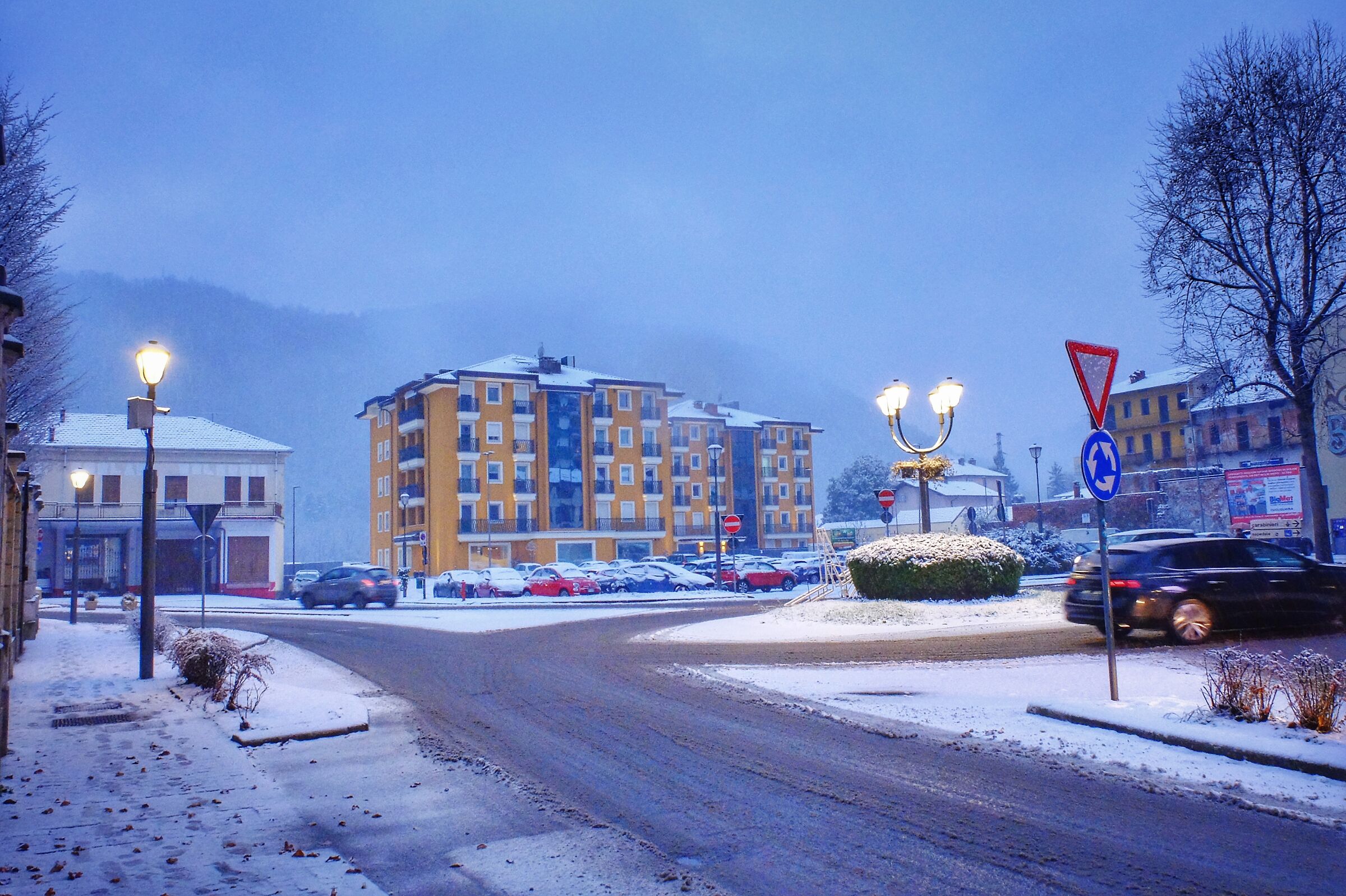 Snow in Borgosesia 1