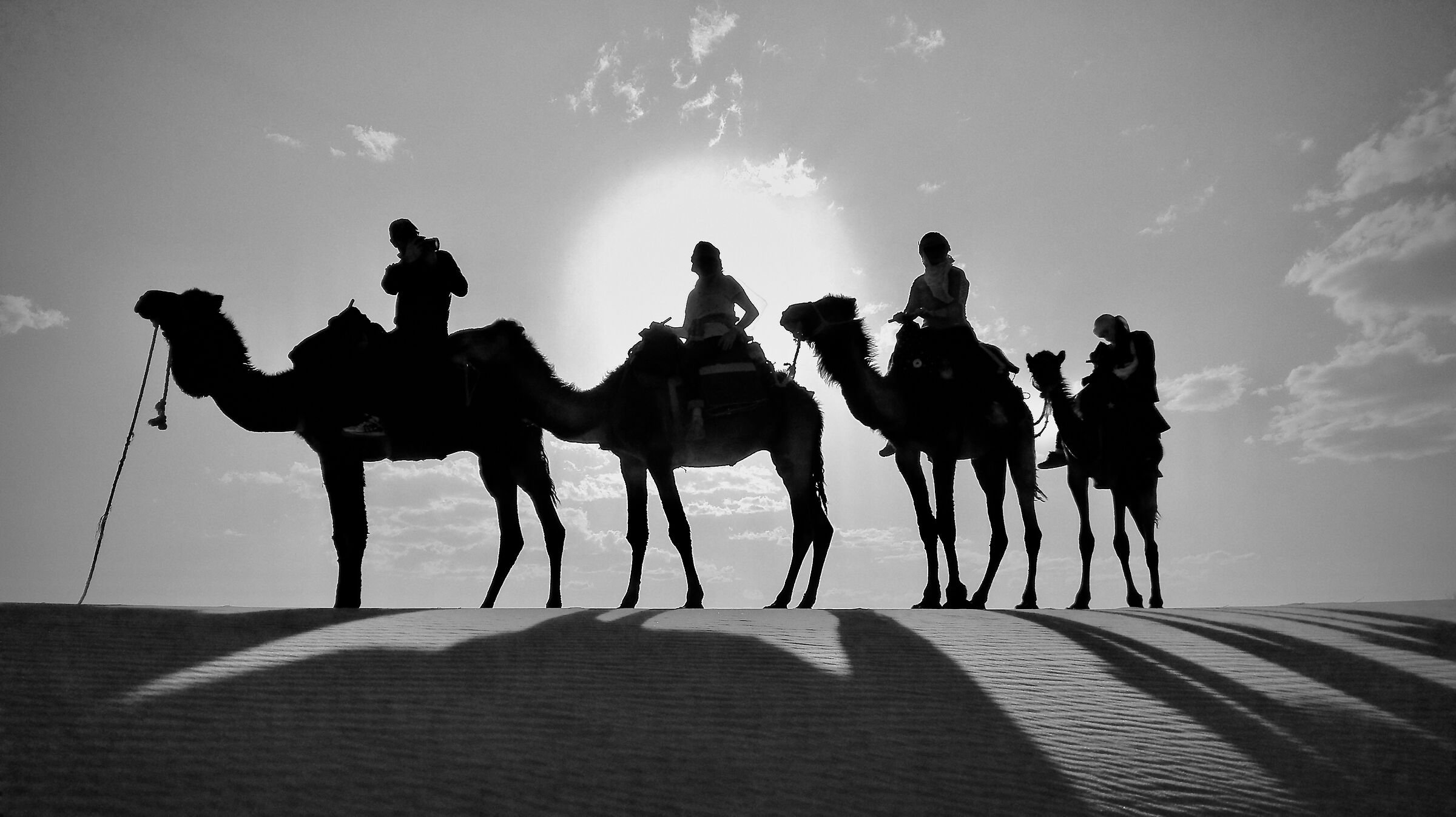la foto nel deserto