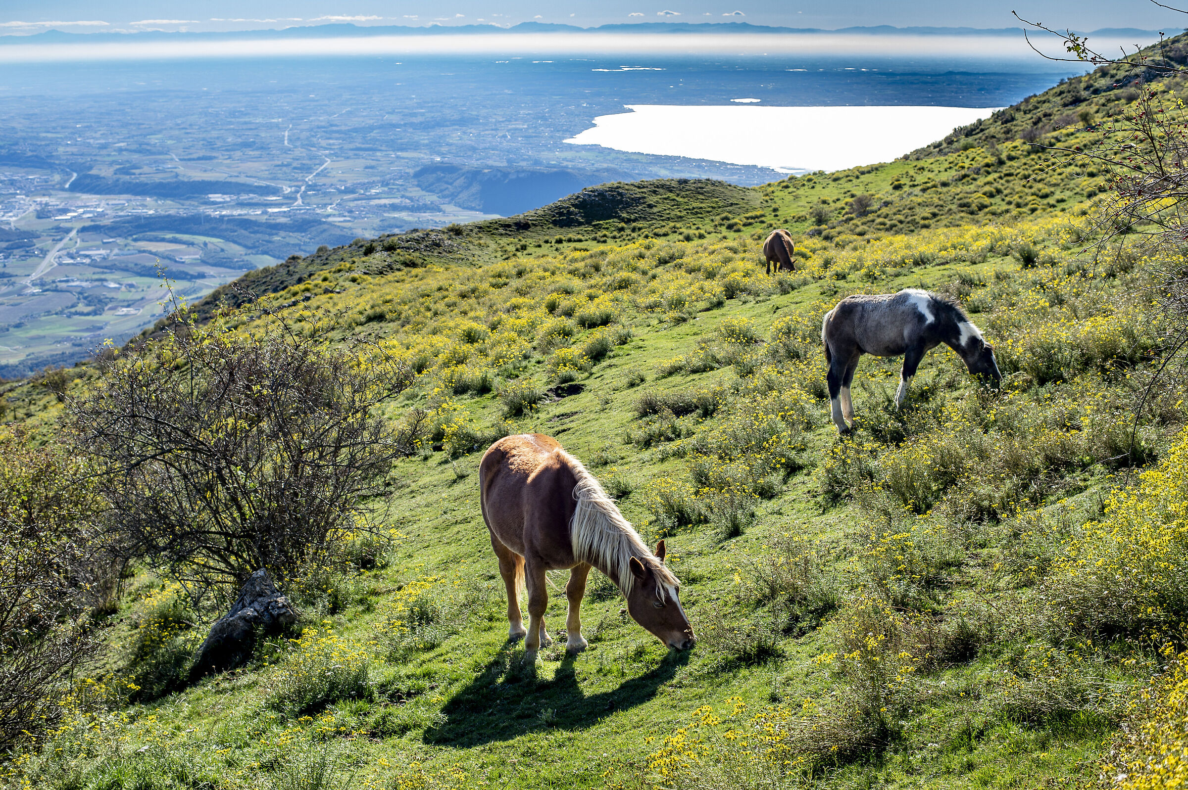 Monte Baldo, Lake Garda in the distance