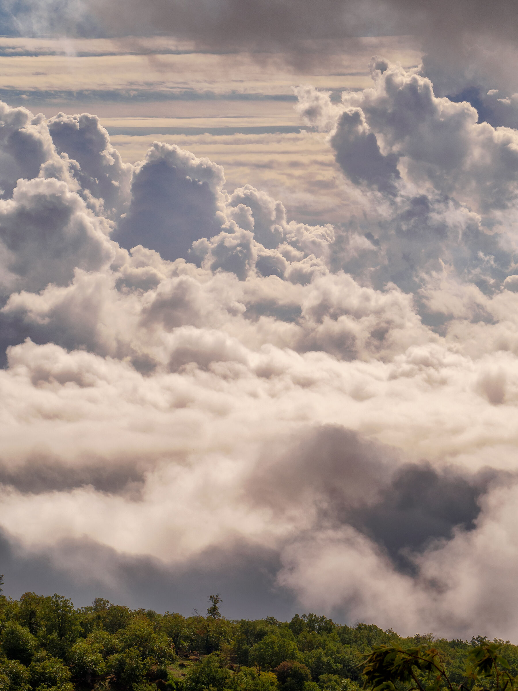 Earth above the sky