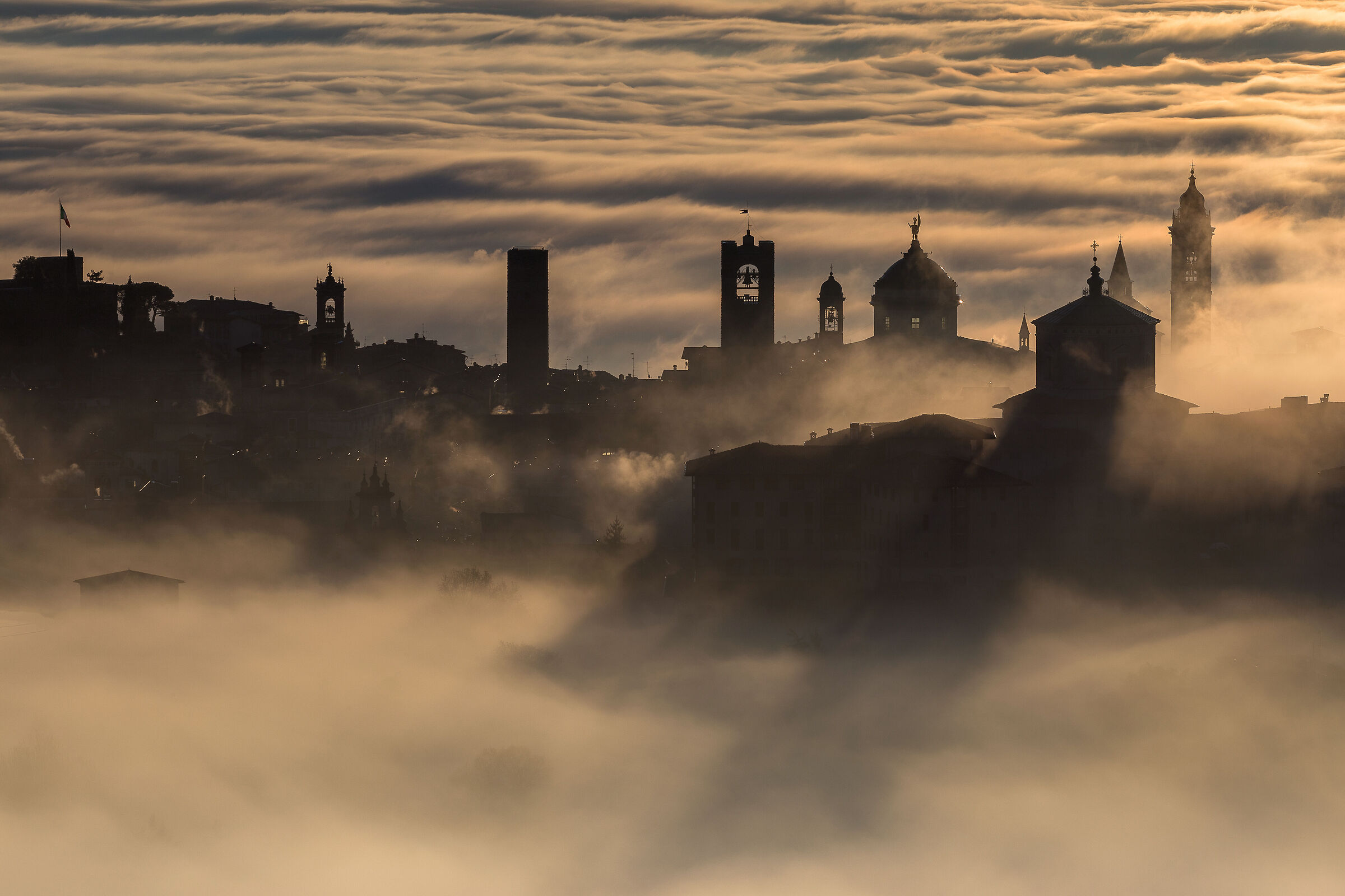 The awakening of upper Bergamo