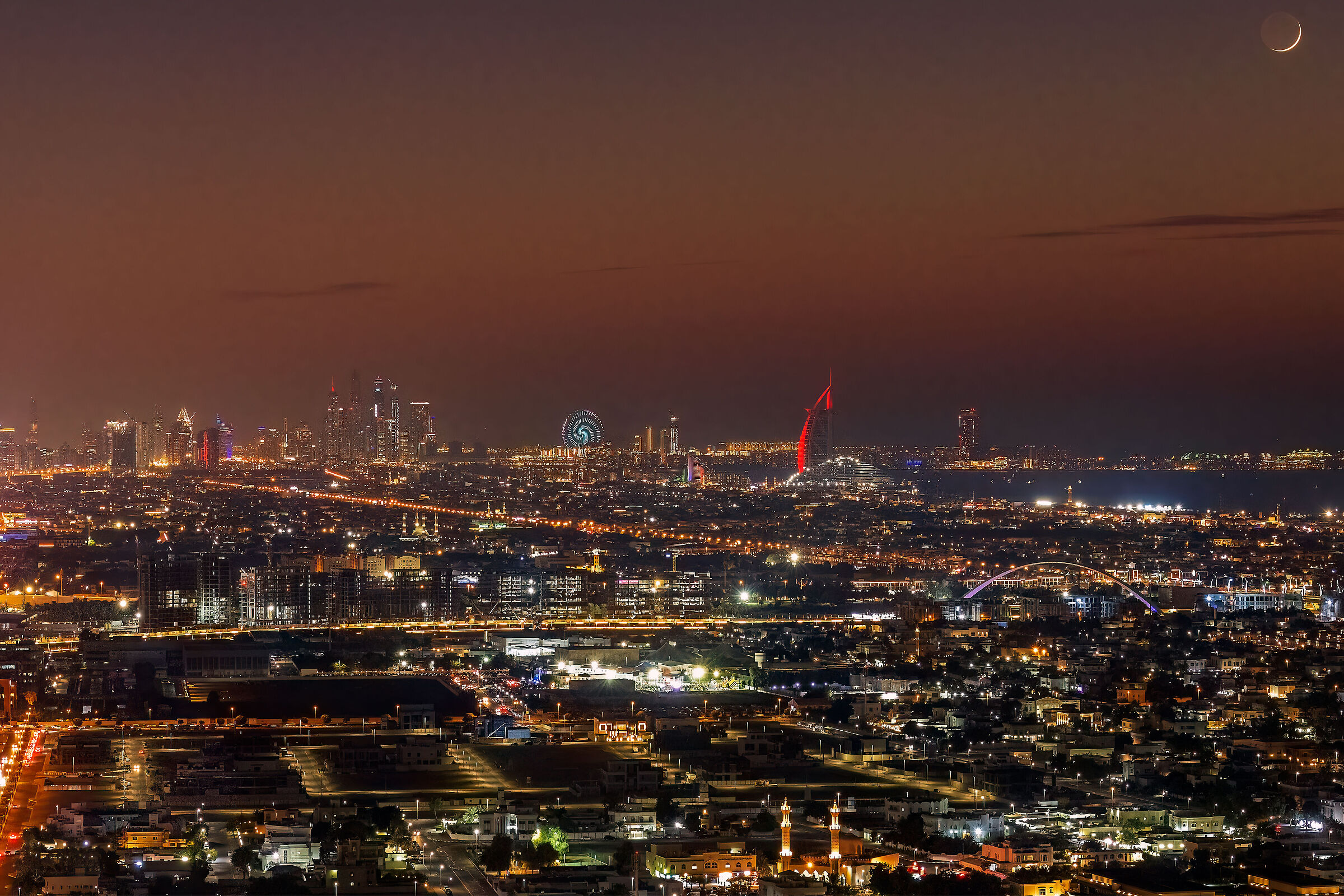 Burj Al Arab from far away