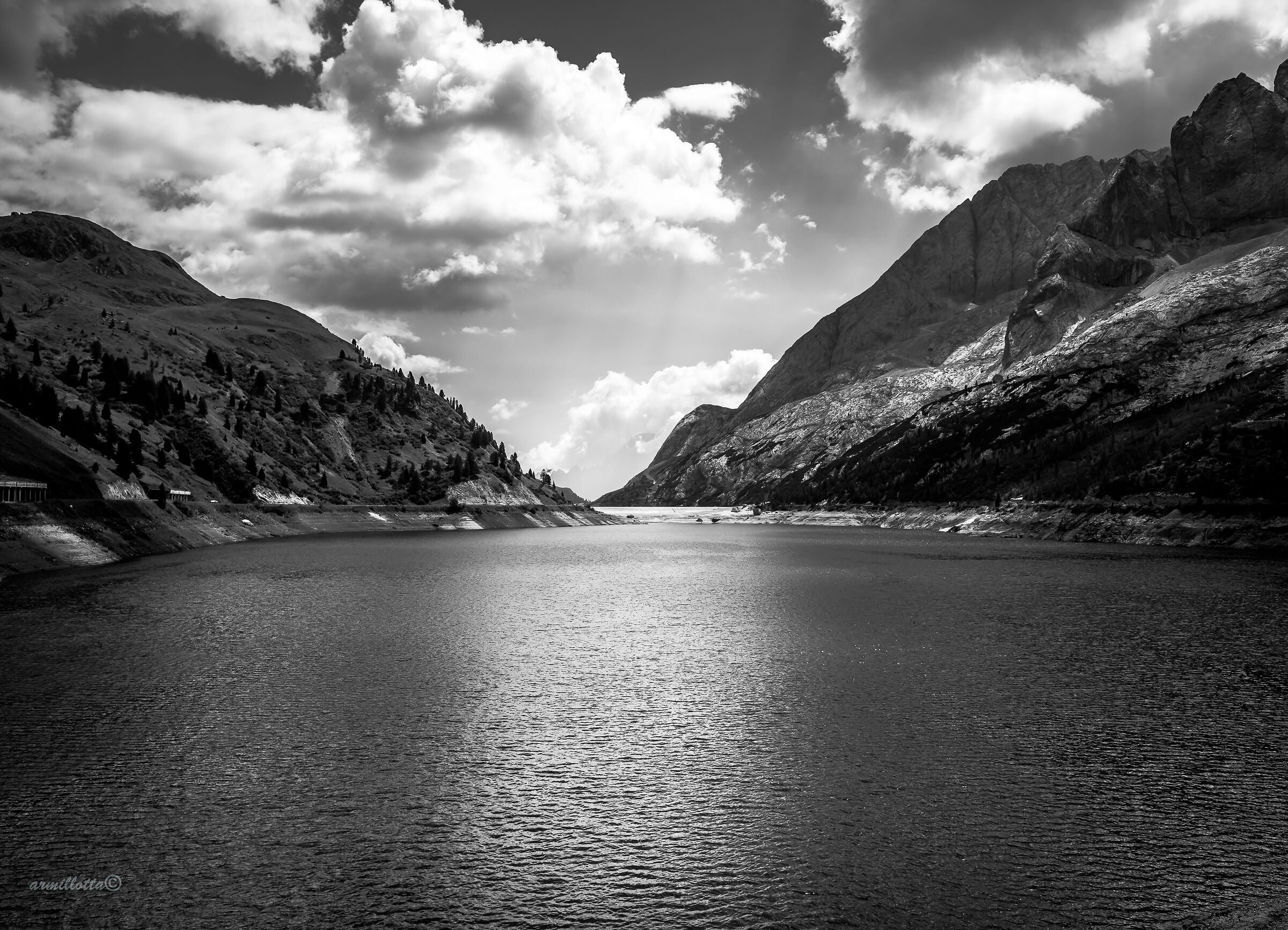 lago di fedaia-marmolada