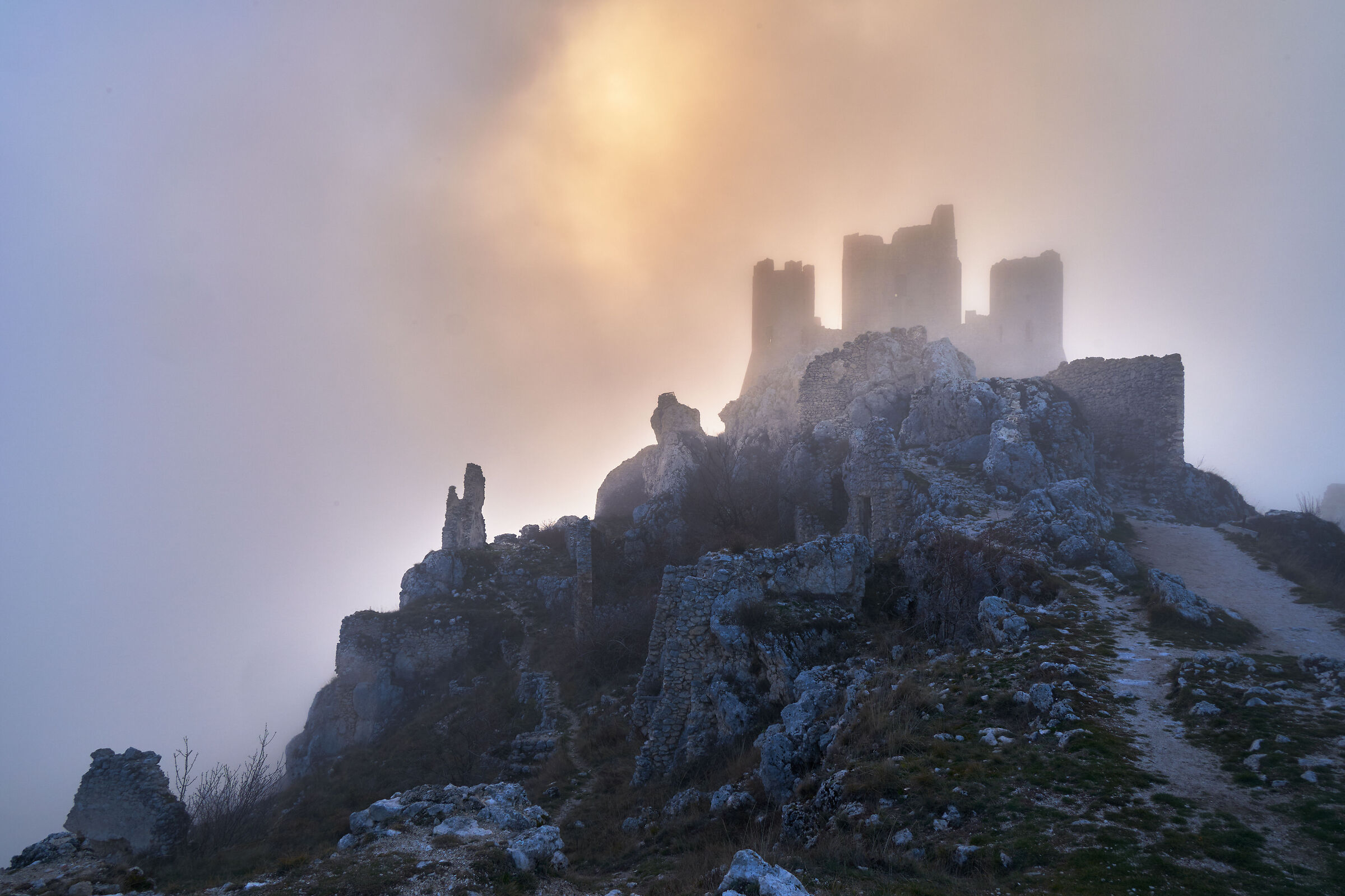 Nebbia a Rocca Calascio 3