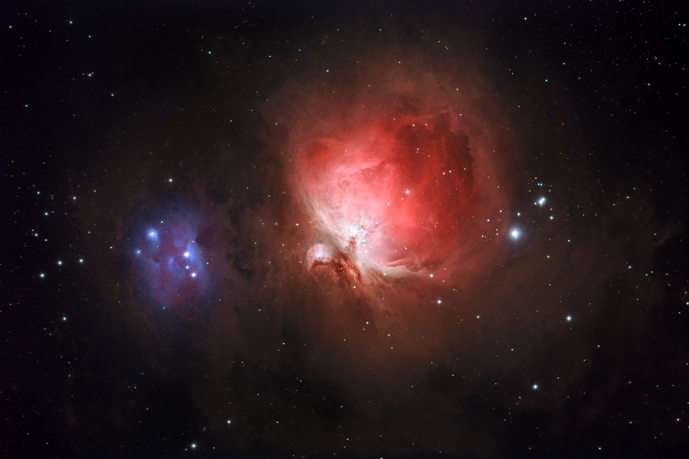 M42, NGC1977 - Orion and Running Man nebulae