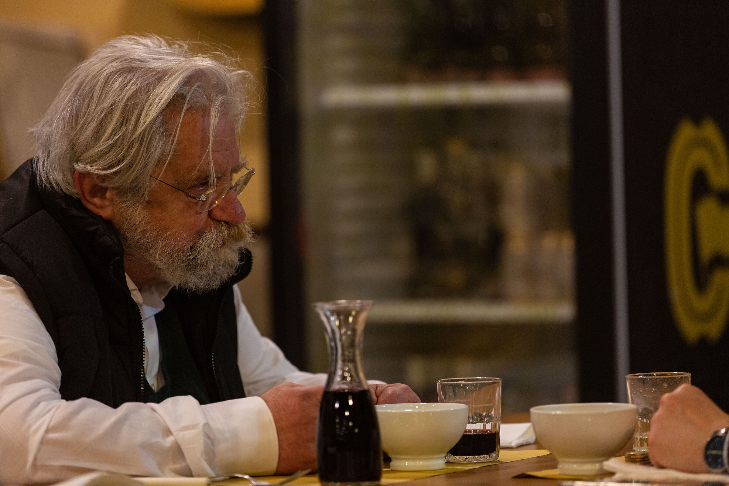 Waiting for the sled to be charged.