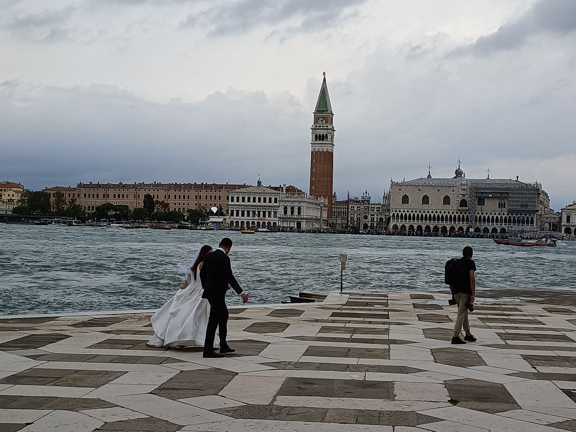 Newlyweds in Venice