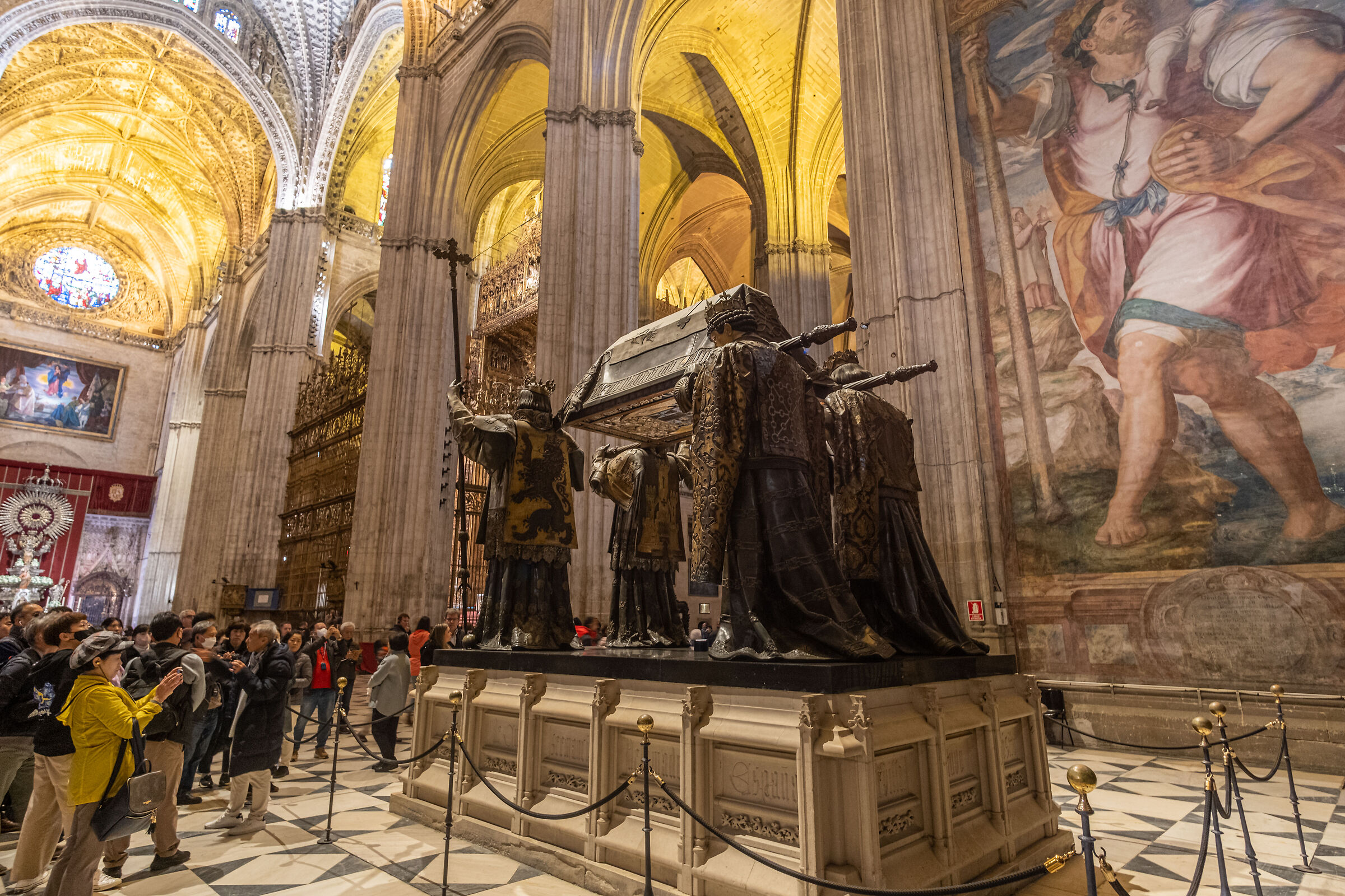 Seville Cathedral - Tomb of Christopher Columbus