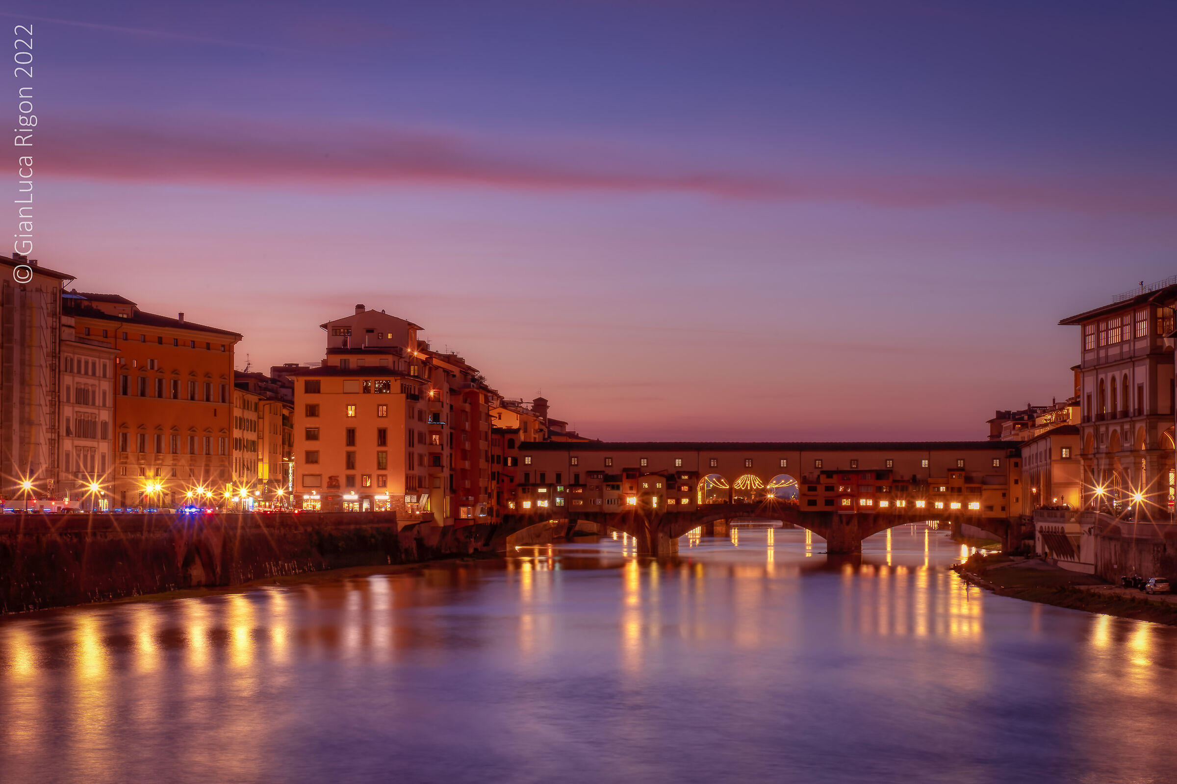 Tramonto sul Ponte Vecchio