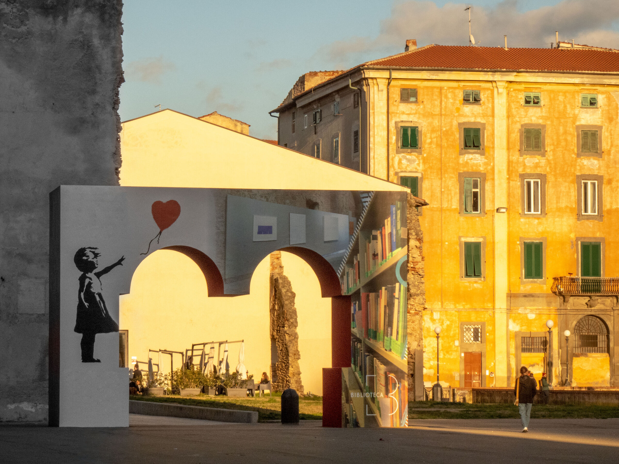 Girl with Balloon - Livorno