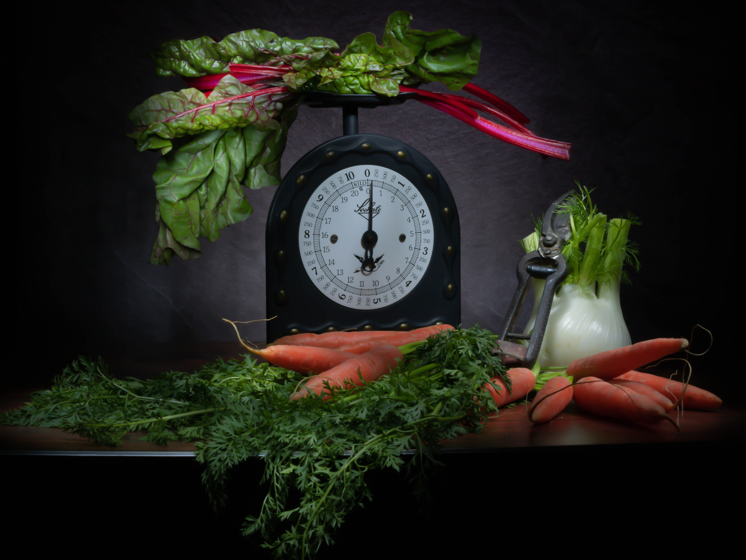 vegetables by weight