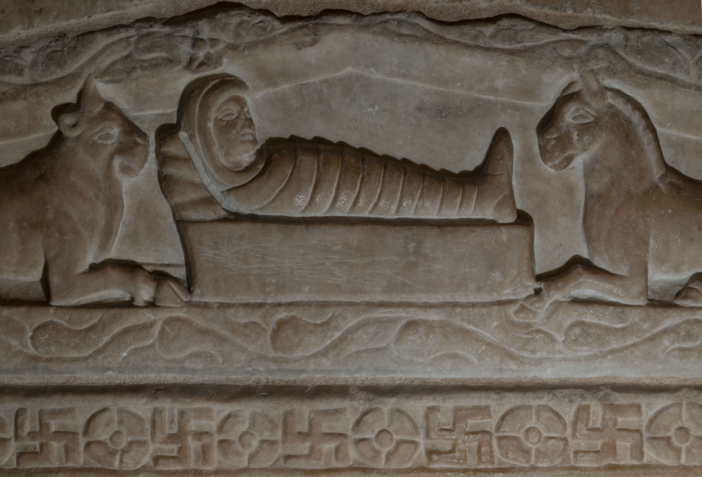 Natività del IV sec. Particolare