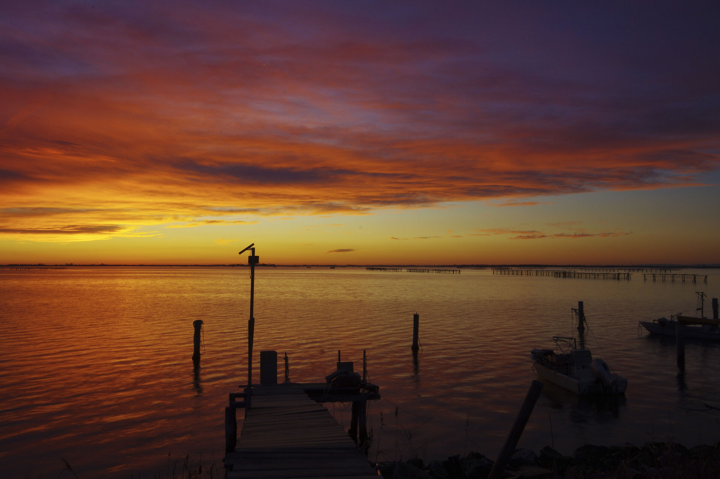 Il Delta al tramonto