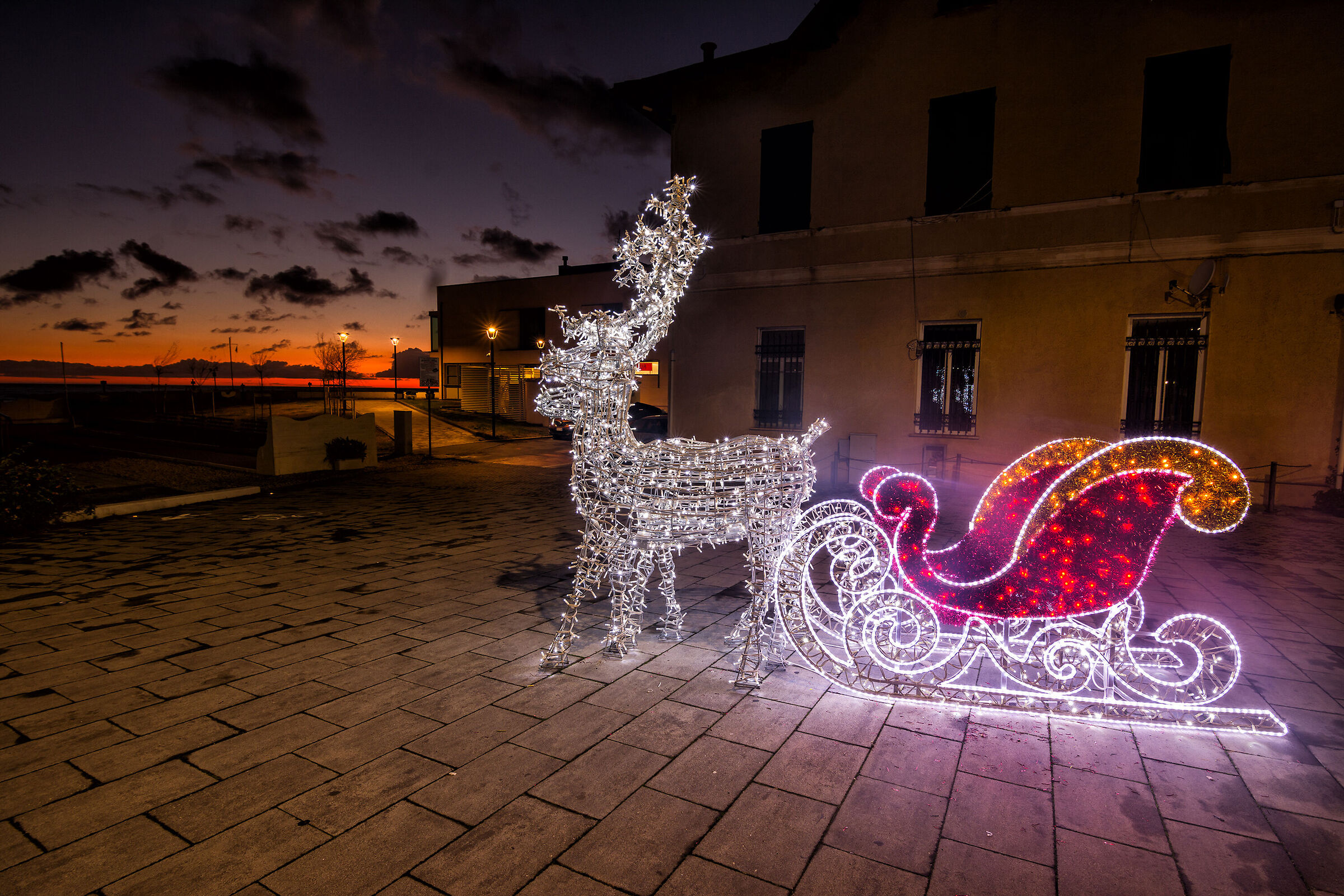 Le renne e la slitta